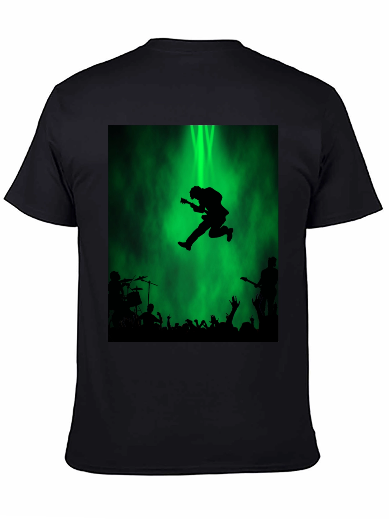 Rock Concert Graphic Tee - Black