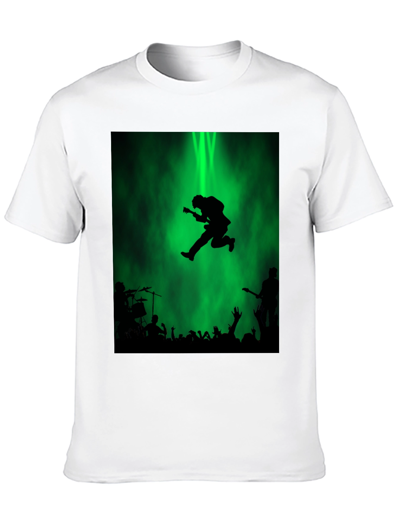 Rock Concert Graphic Tee - Black