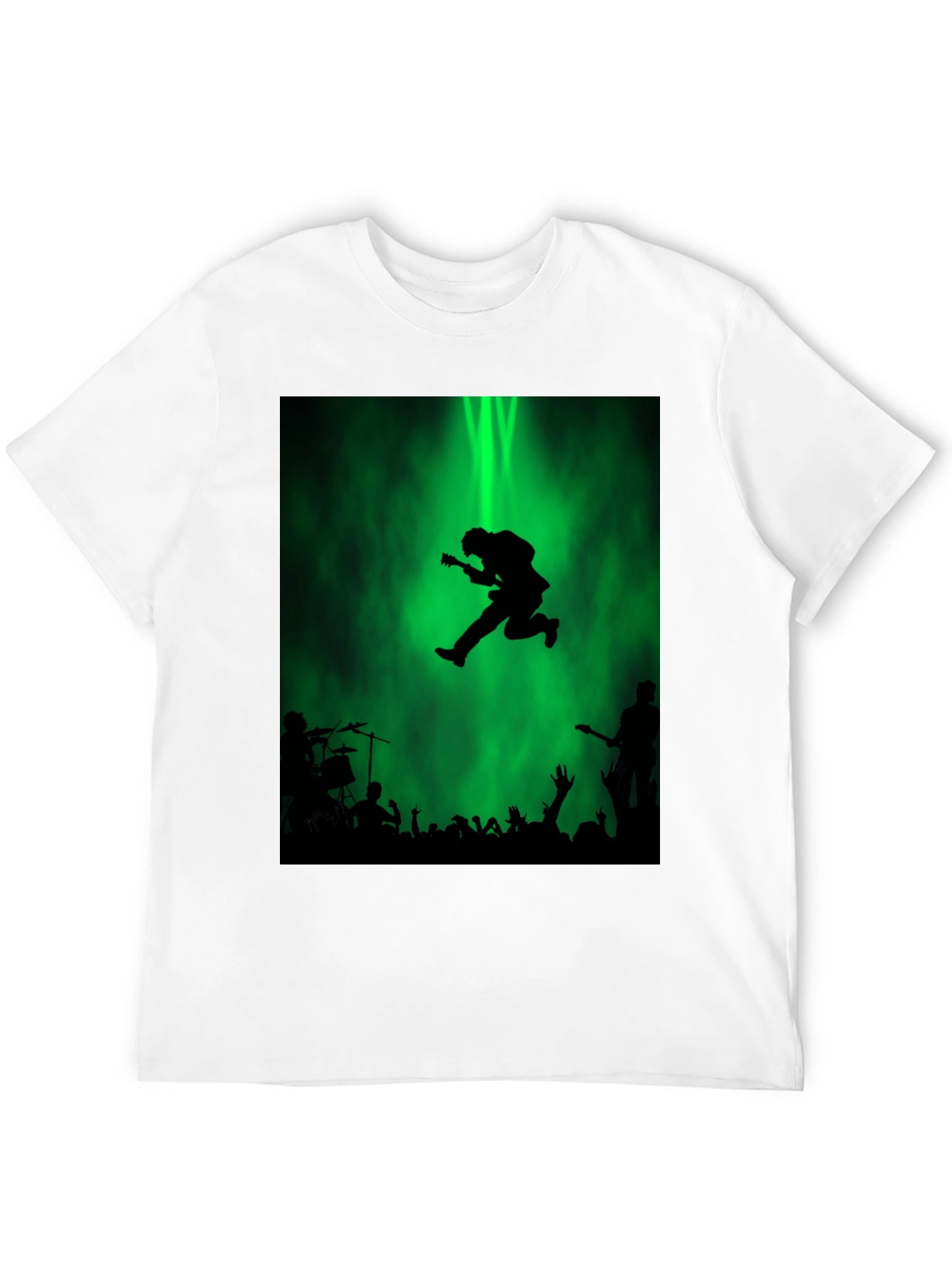 Rock Concert Graphic Tee - Black