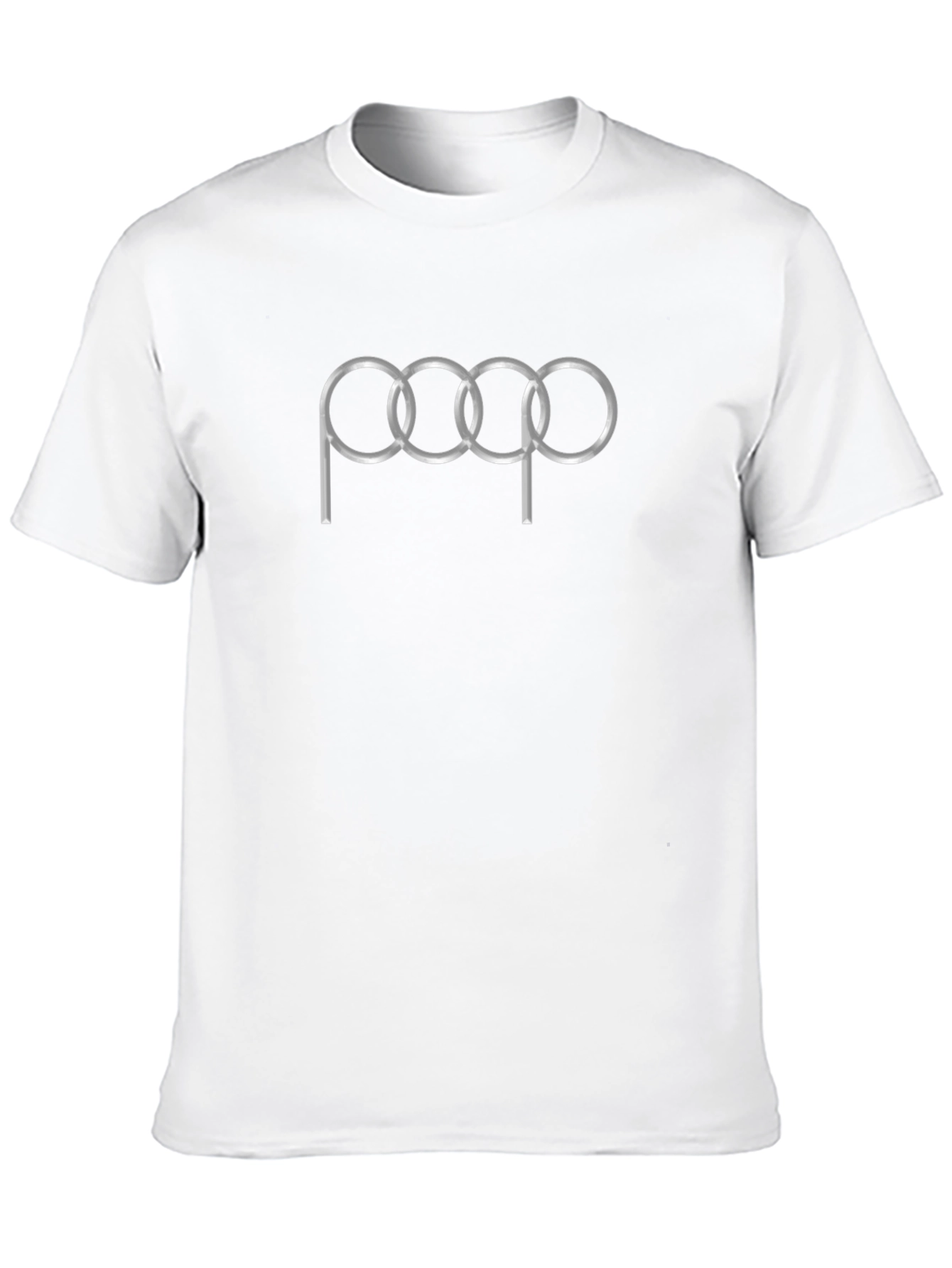Funny Poop T-Shirt - 4 Rings Design