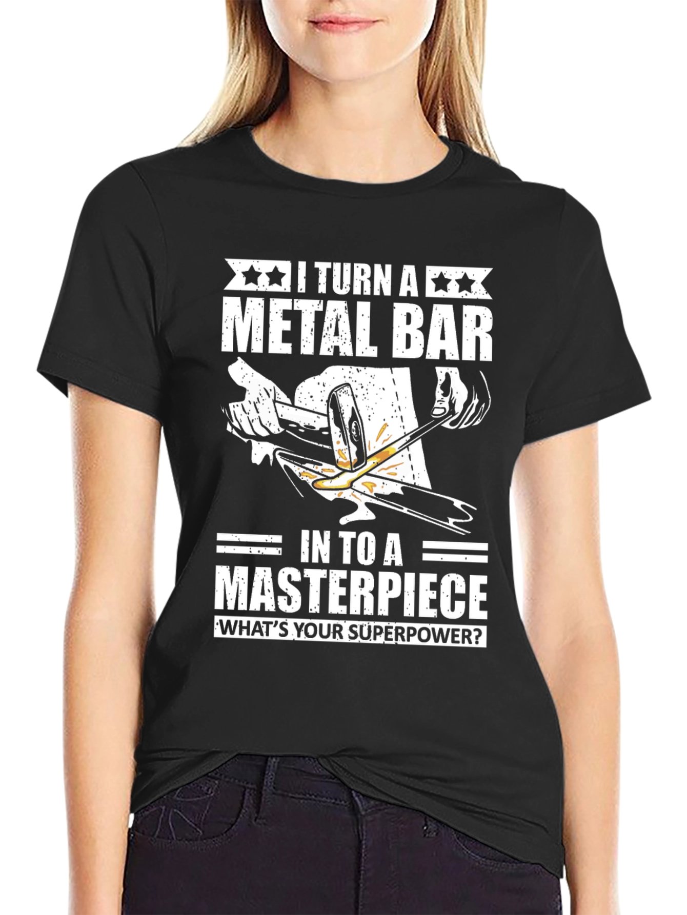Metalworkers Superpower T-Shirt - Blacksmith Gift