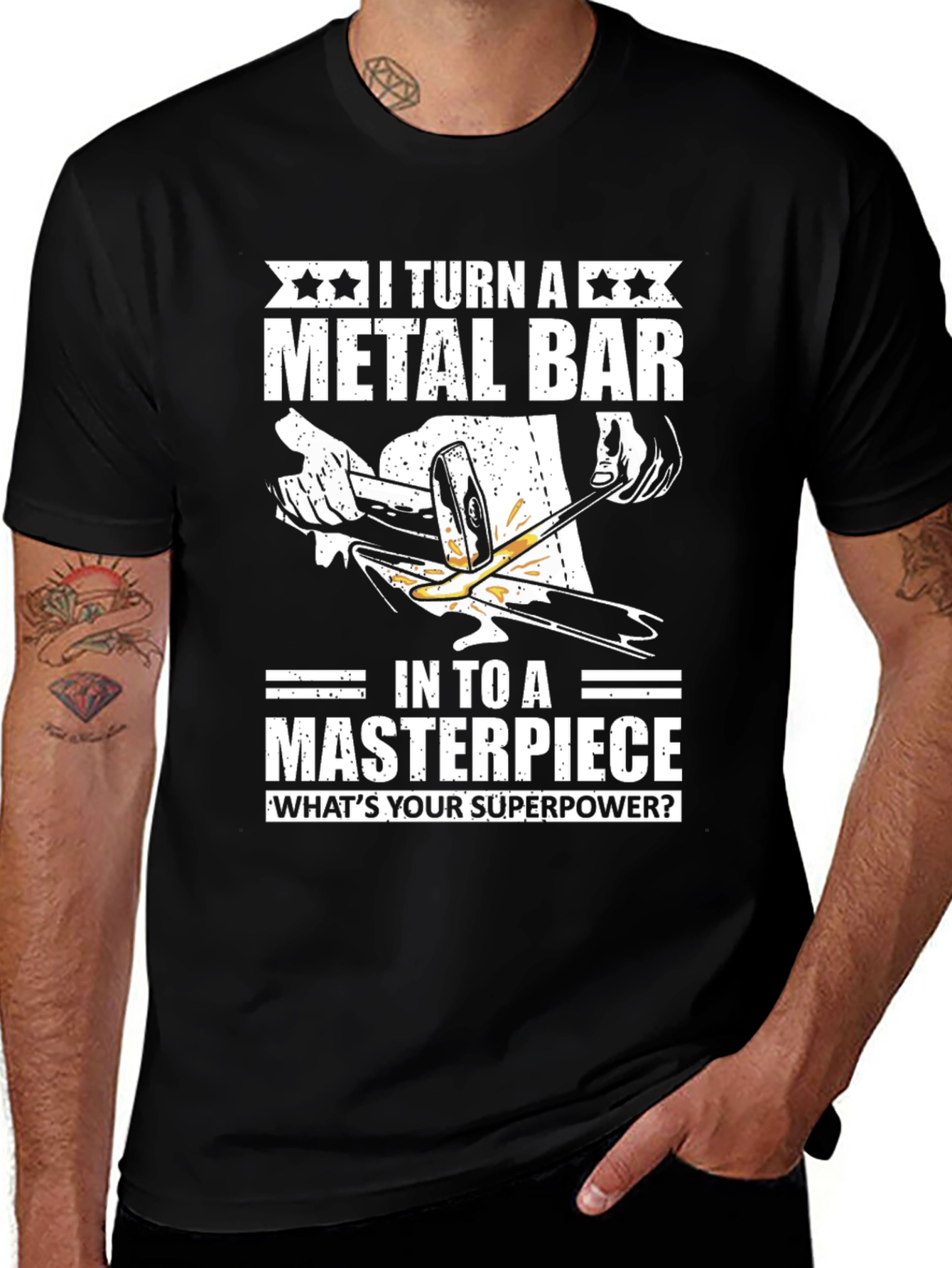 Metalworkers Superpower T-Shirt - Blacksmith Gift