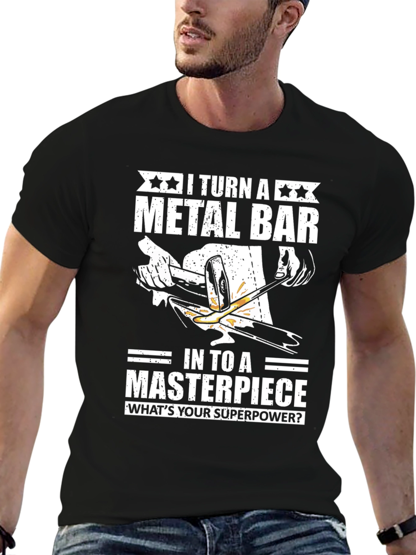 Metalworkers Superpower T-Shirt - Blacksmith Gift
