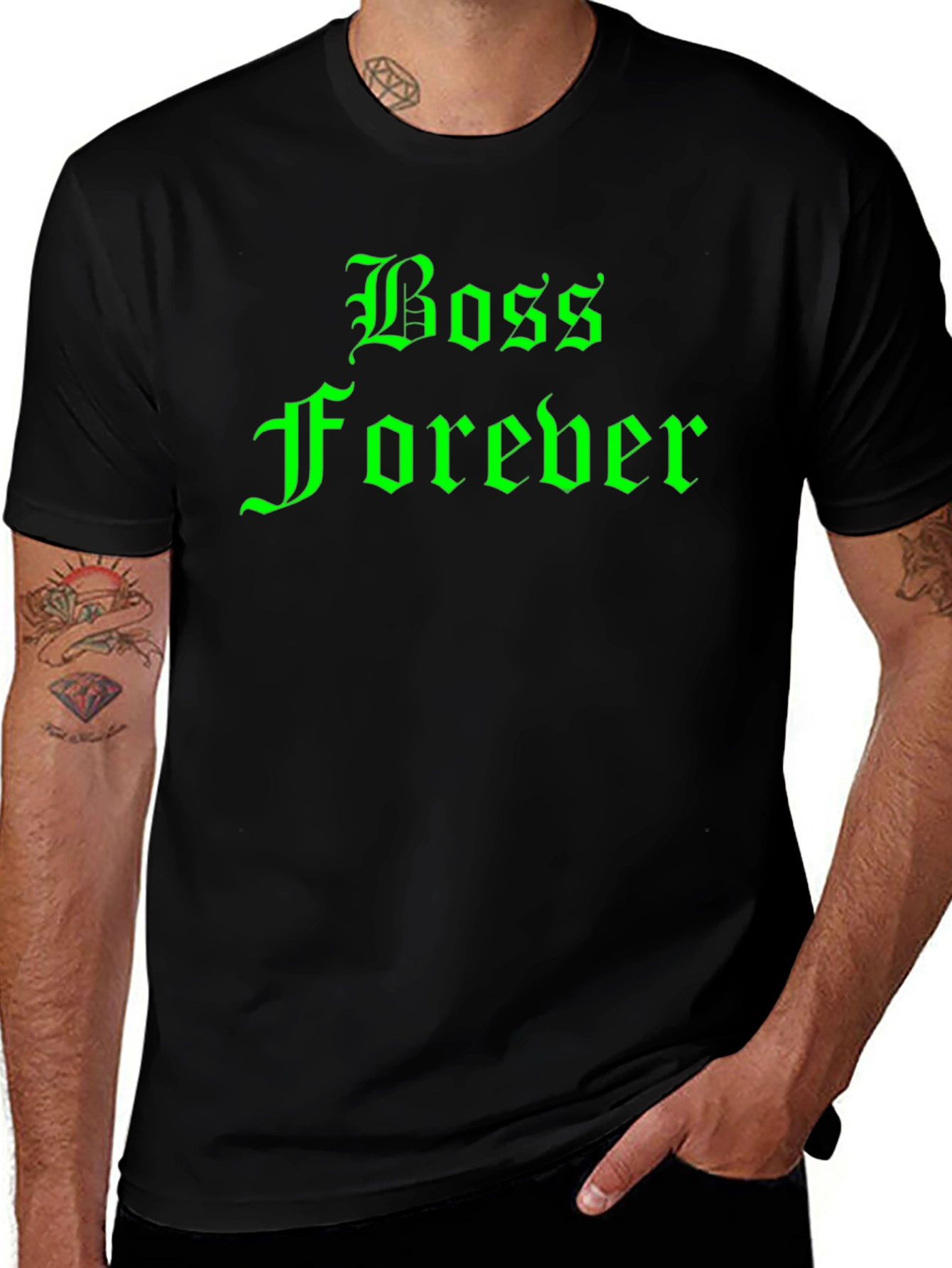 Boss Forever Graphic Tee - Black