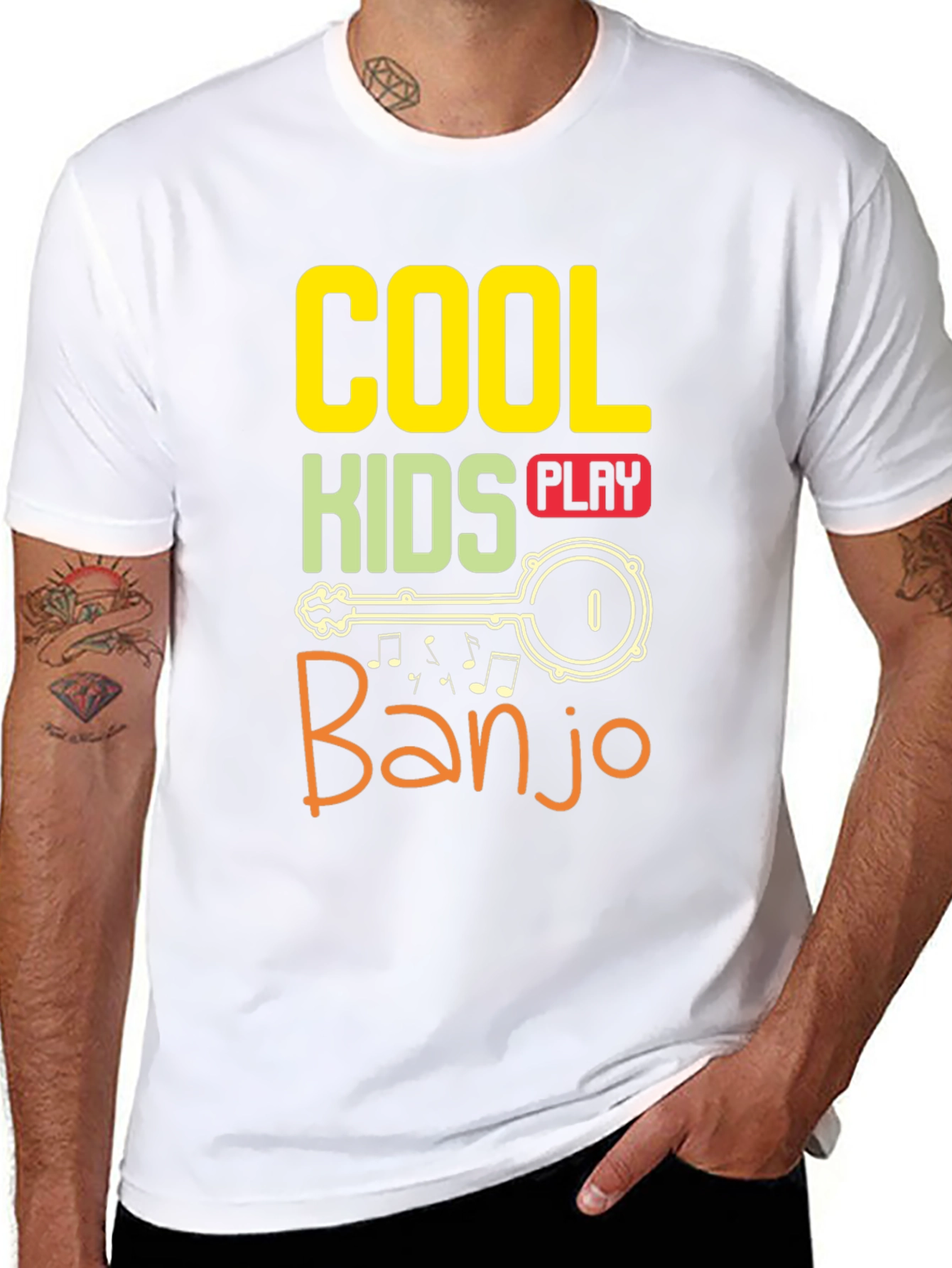 Cool Kids Play Banjo T-Shirt