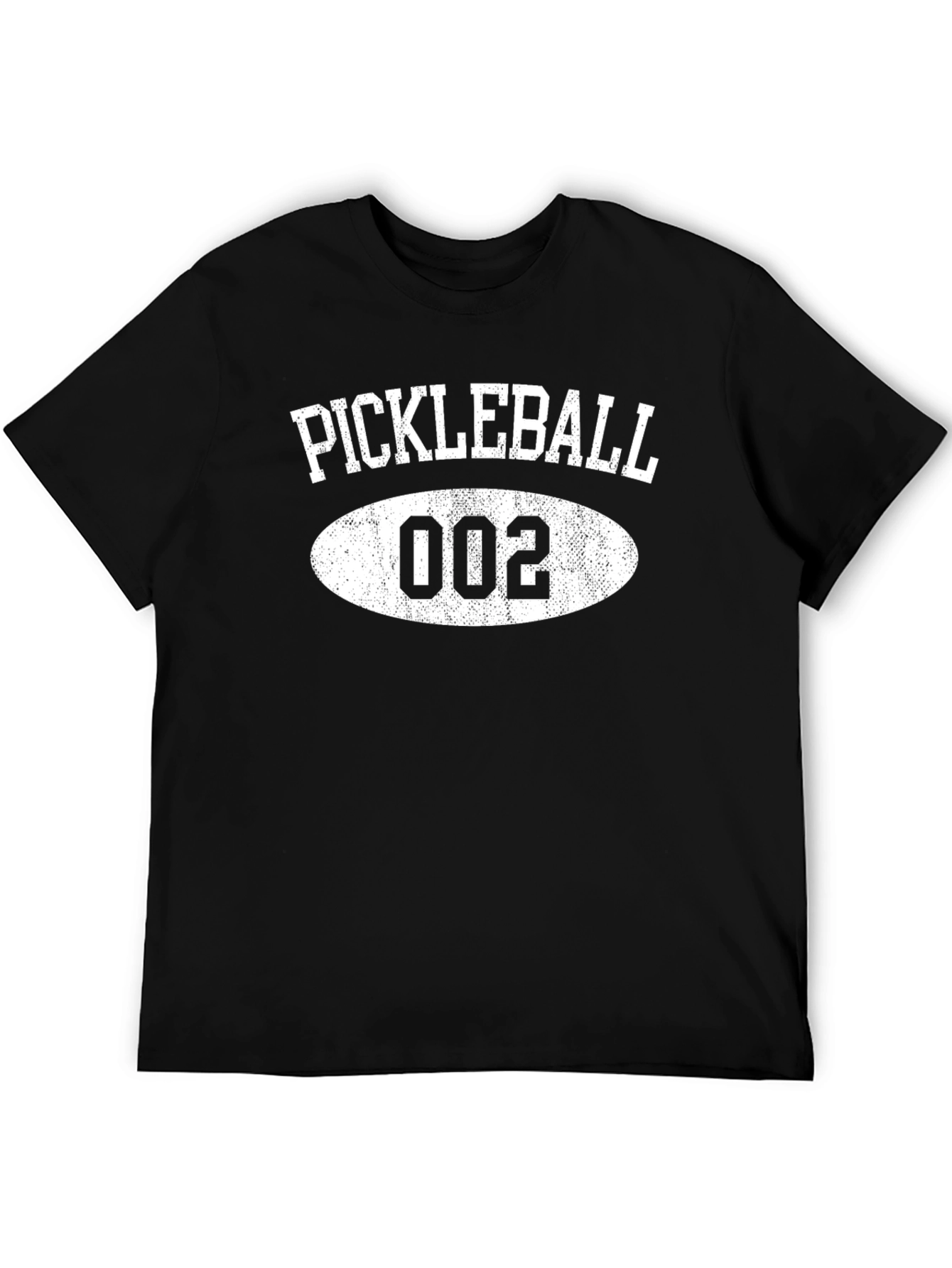Pickleball 002 Black T-Shirt