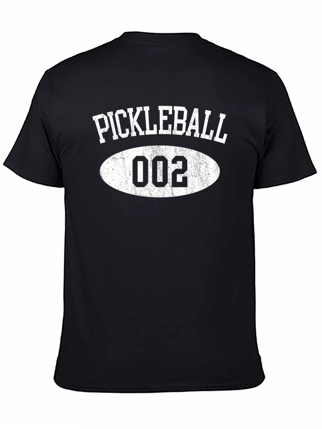 Pickleball 002 Black T-Shirt