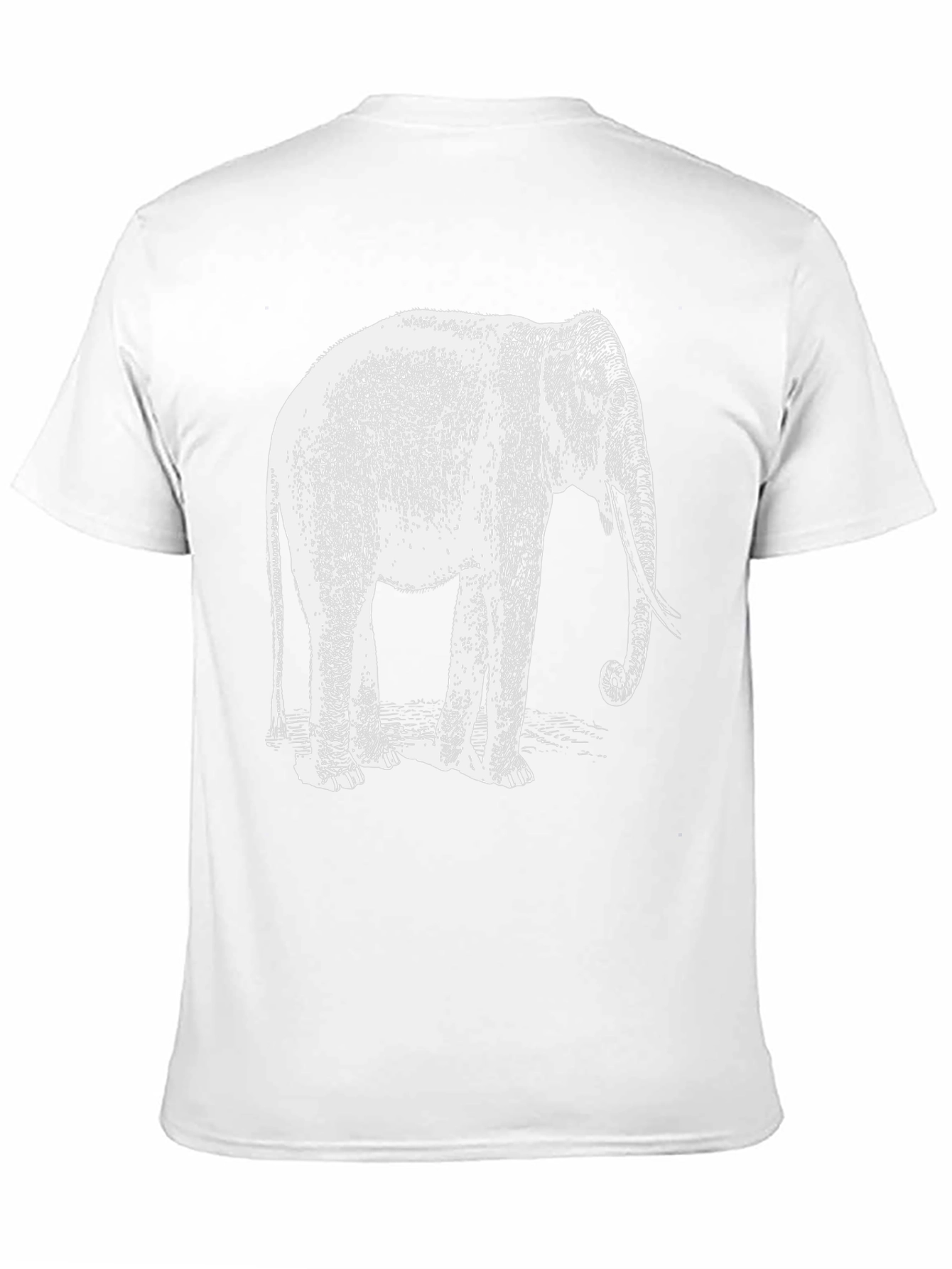 Elephant Graphic Tee - Black Casual Shirt