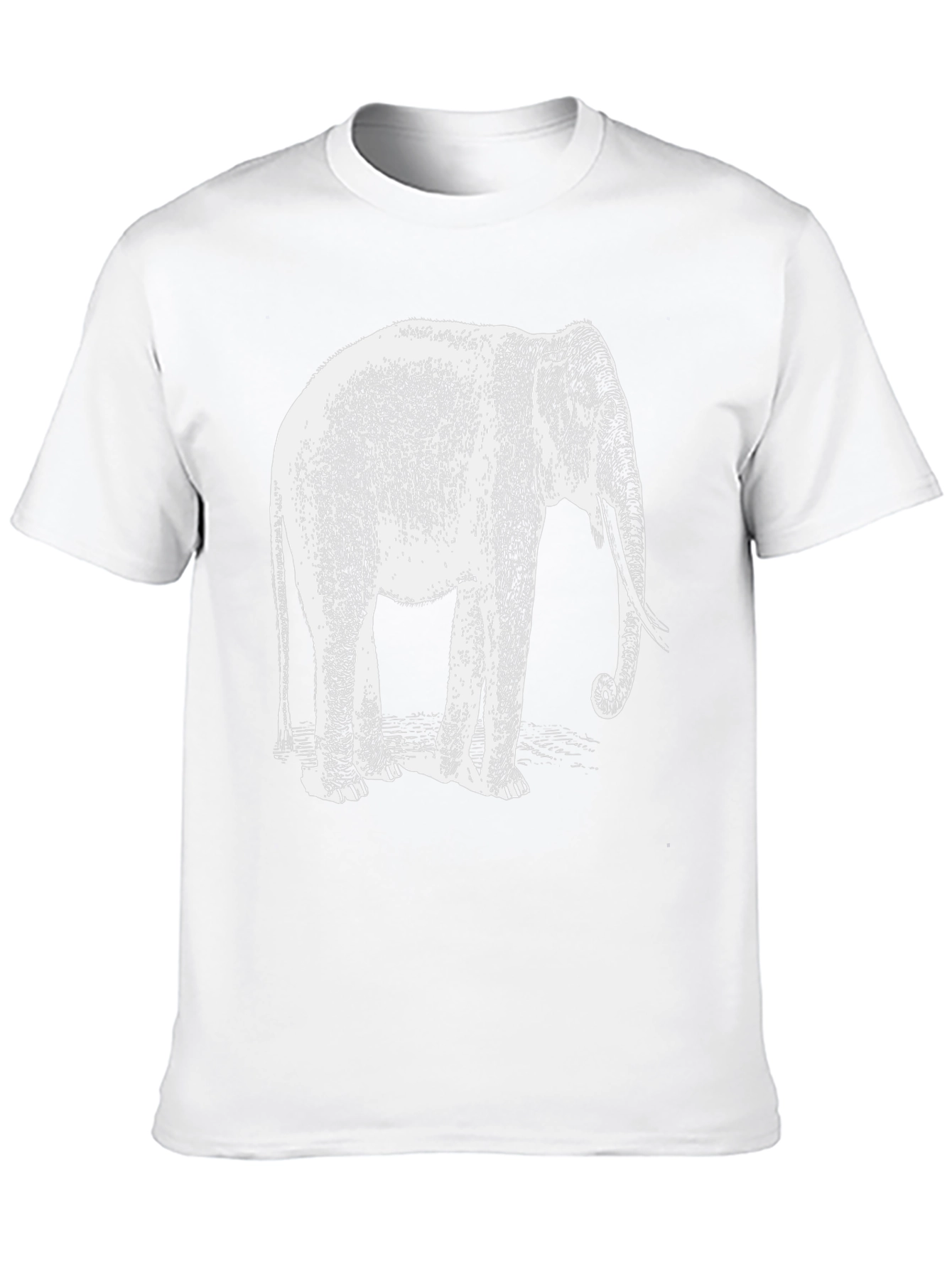 Elephant Graphic Tee - Black Casual Shirt