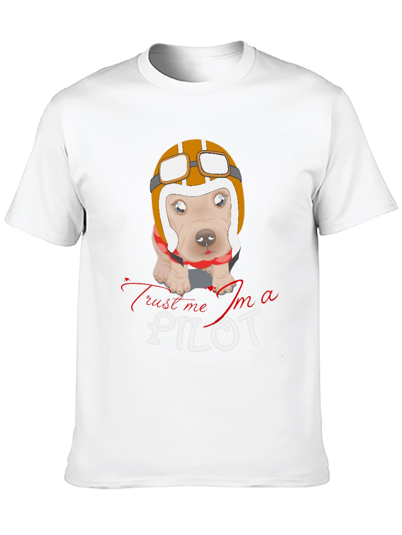 Funny Dog Pilot T-Shirt
