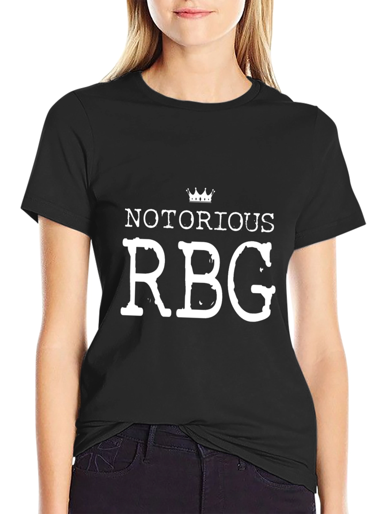 Notorious RBG Graphic Tee - Black