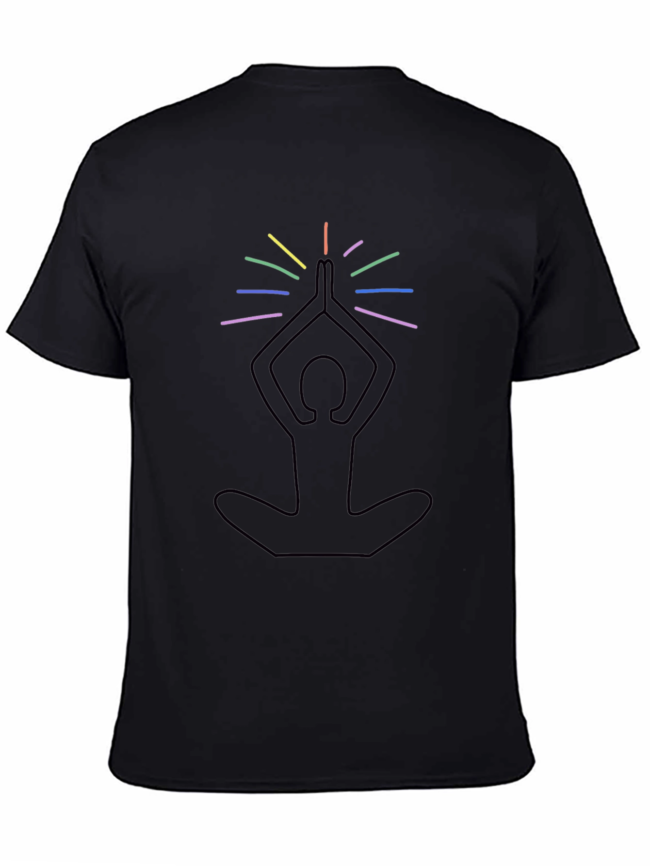 Yoga Meditation Rainbow Chakra T-Shirt