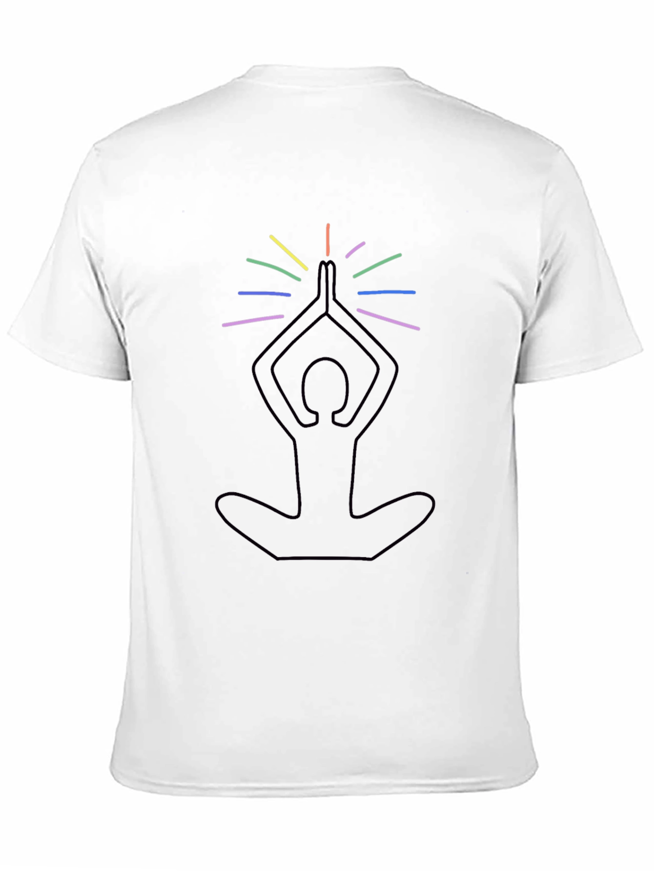 Yoga Meditation Rainbow Chakra T-Shirt