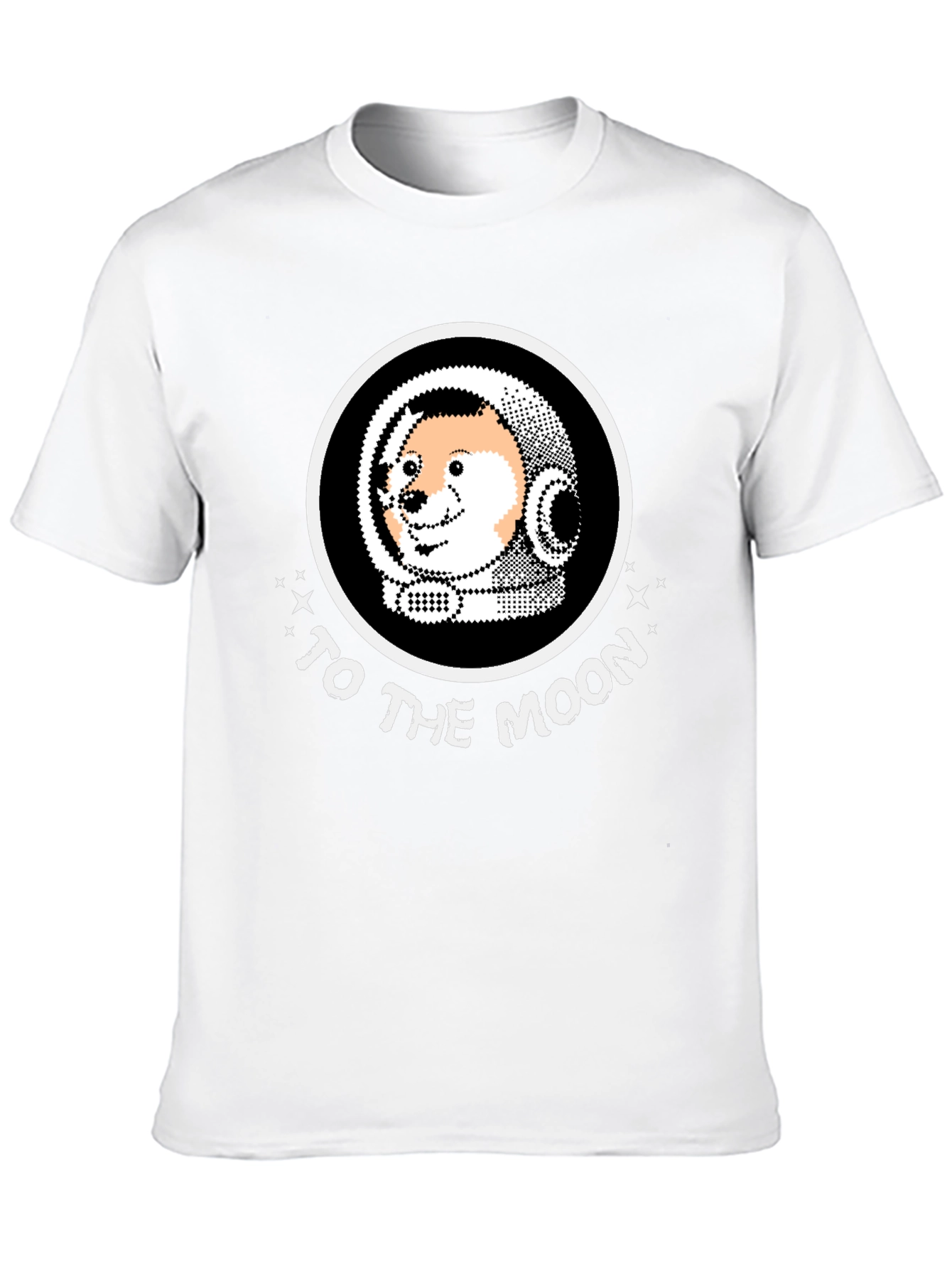 Doge to the Moon Black T-Shirt