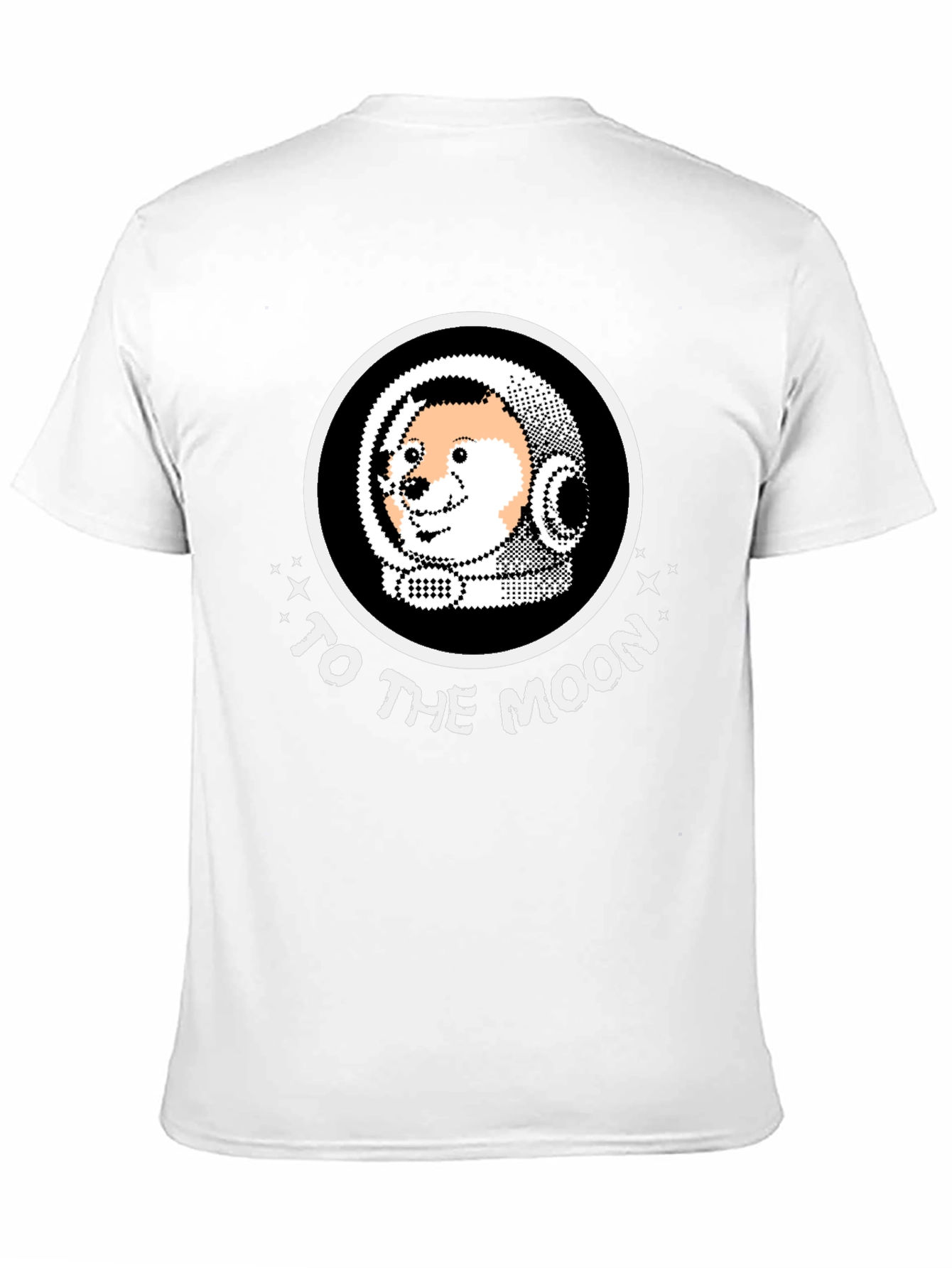 Doge to the Moon Black T-Shirt