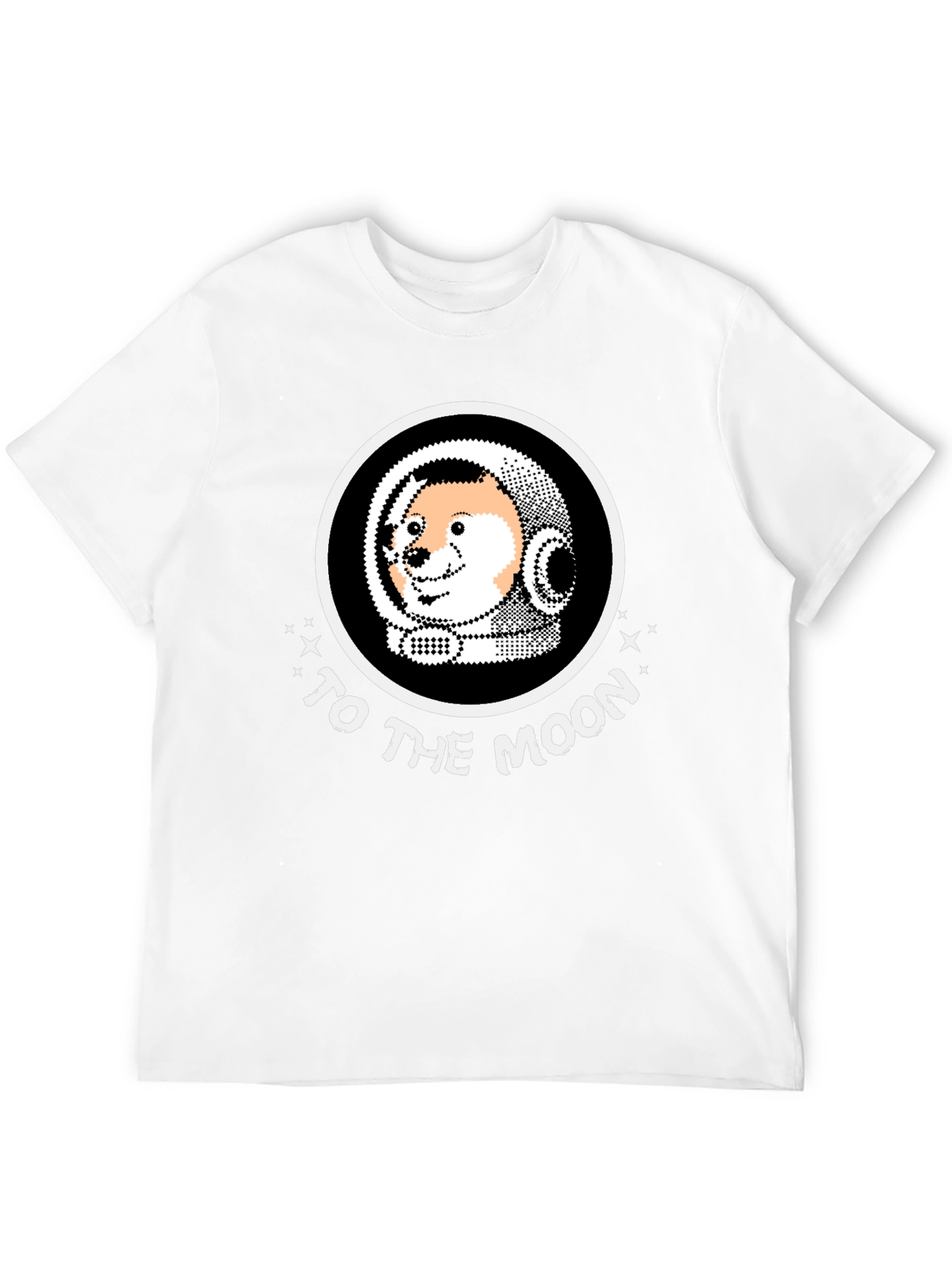 Doge to the Moon Black T-Shirt
