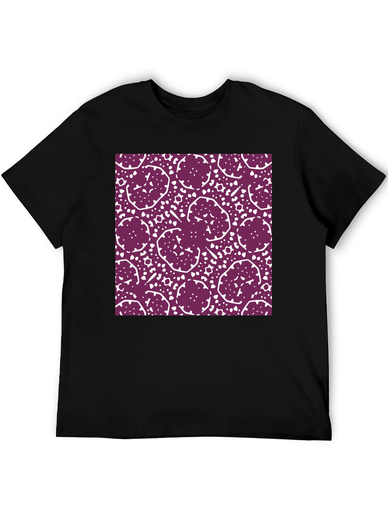 Abstract Pattern Crew Neck T-Shirt