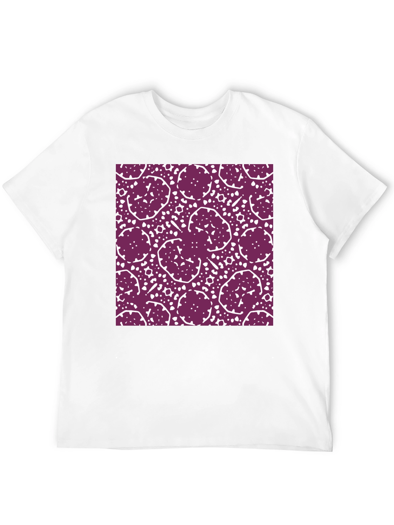 Abstract Pattern Crew Neck T-Shirt