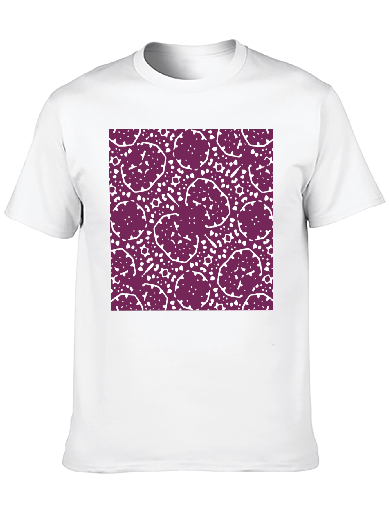 Abstract Pattern Crew Neck T-Shirt