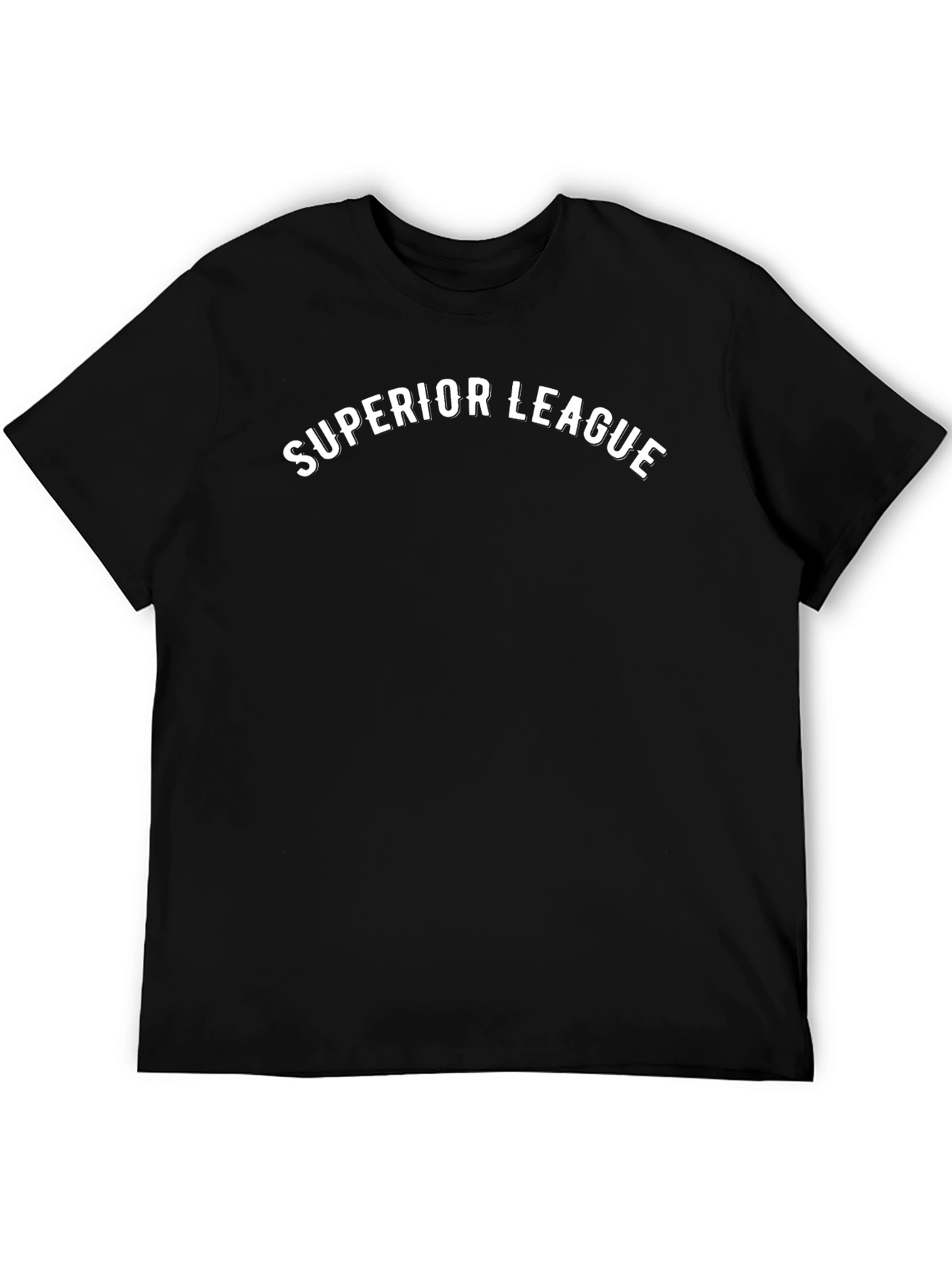 Superior League Black Graphic T-Shirt