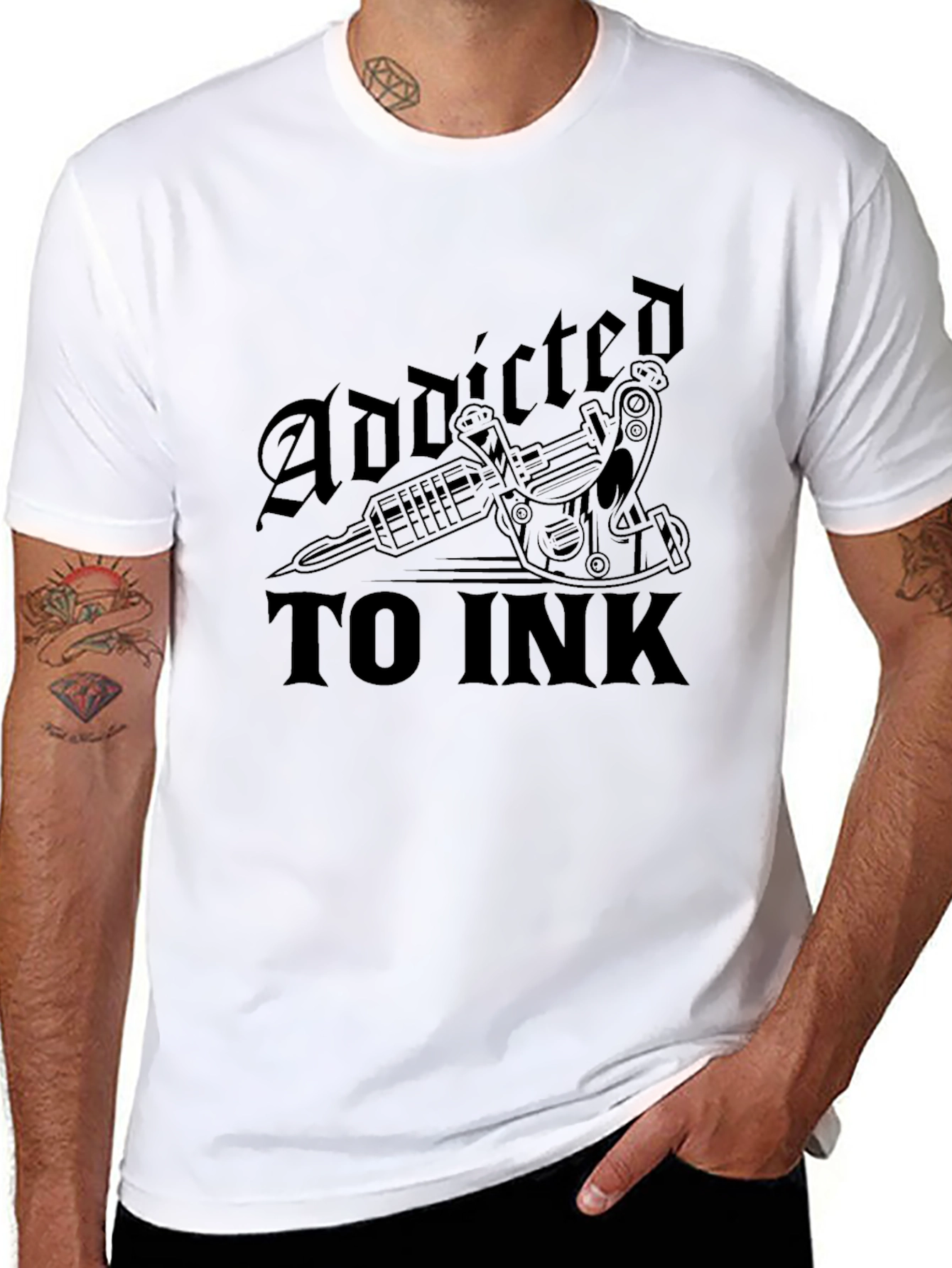 Addicted to Ink Tattoo T-Shirt