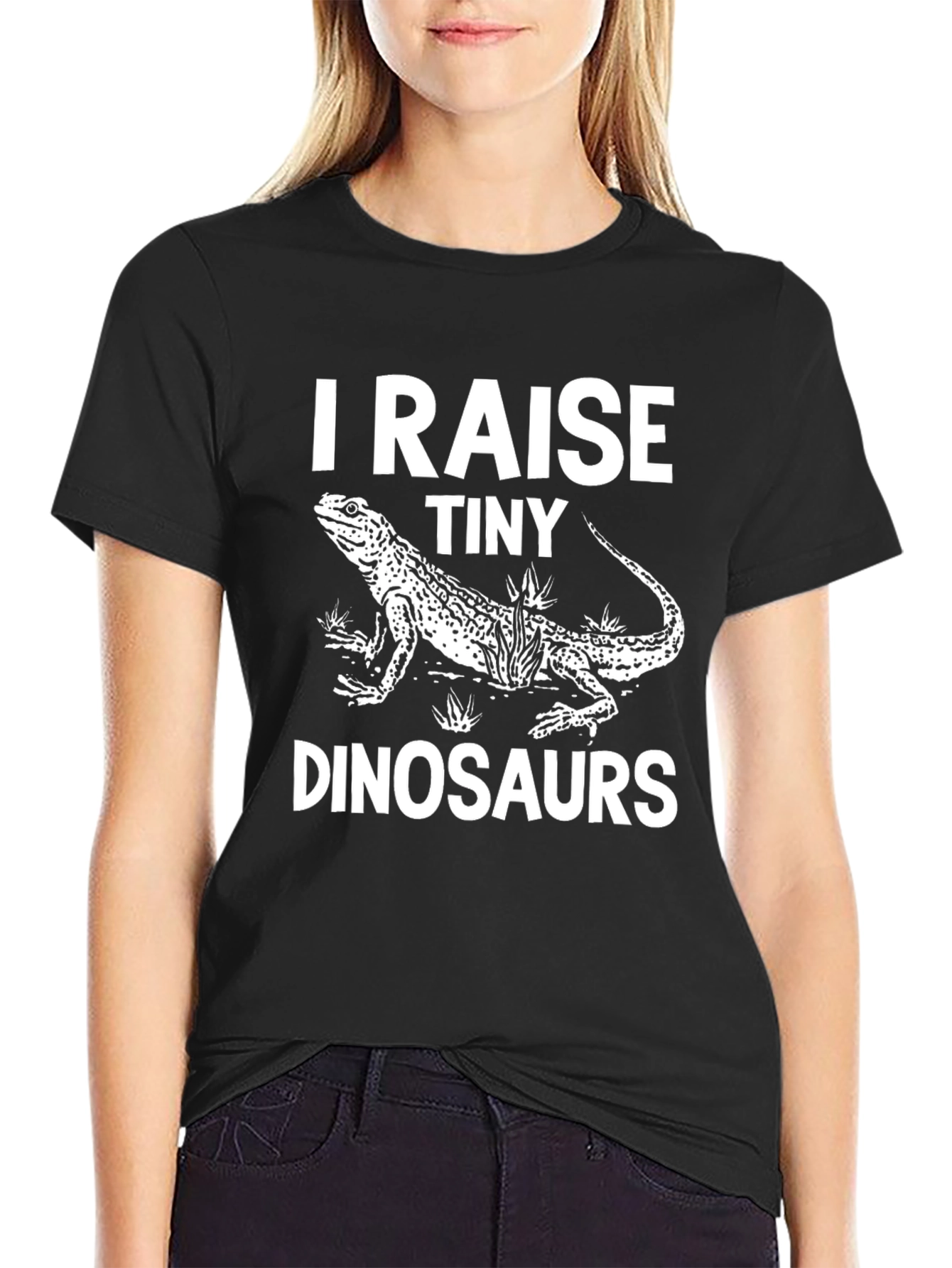 I Raise Tiny Dinosaurs T-Shirt Lizard Pet Owner