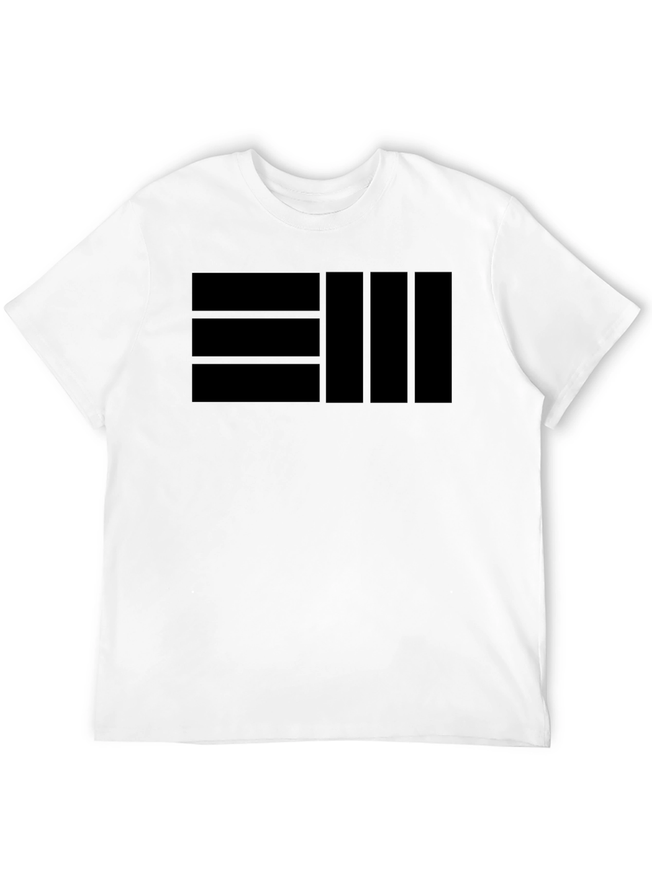 Modern Black Graphic Tee - Minimalist Design
