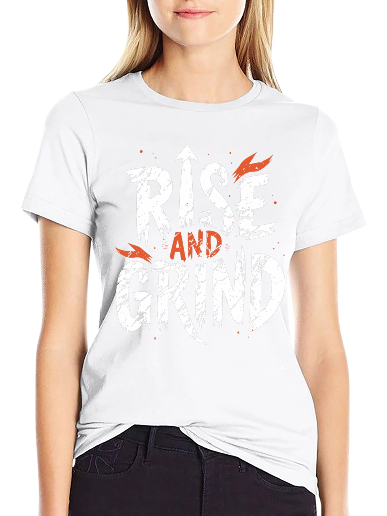Rise and Grind Graphic Tee - Motivational T-Shirt