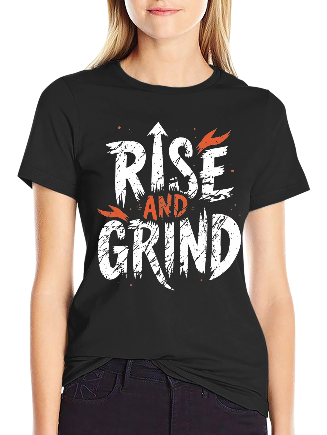 Rise and Grind Graphic Tee - Motivational T-Shirt