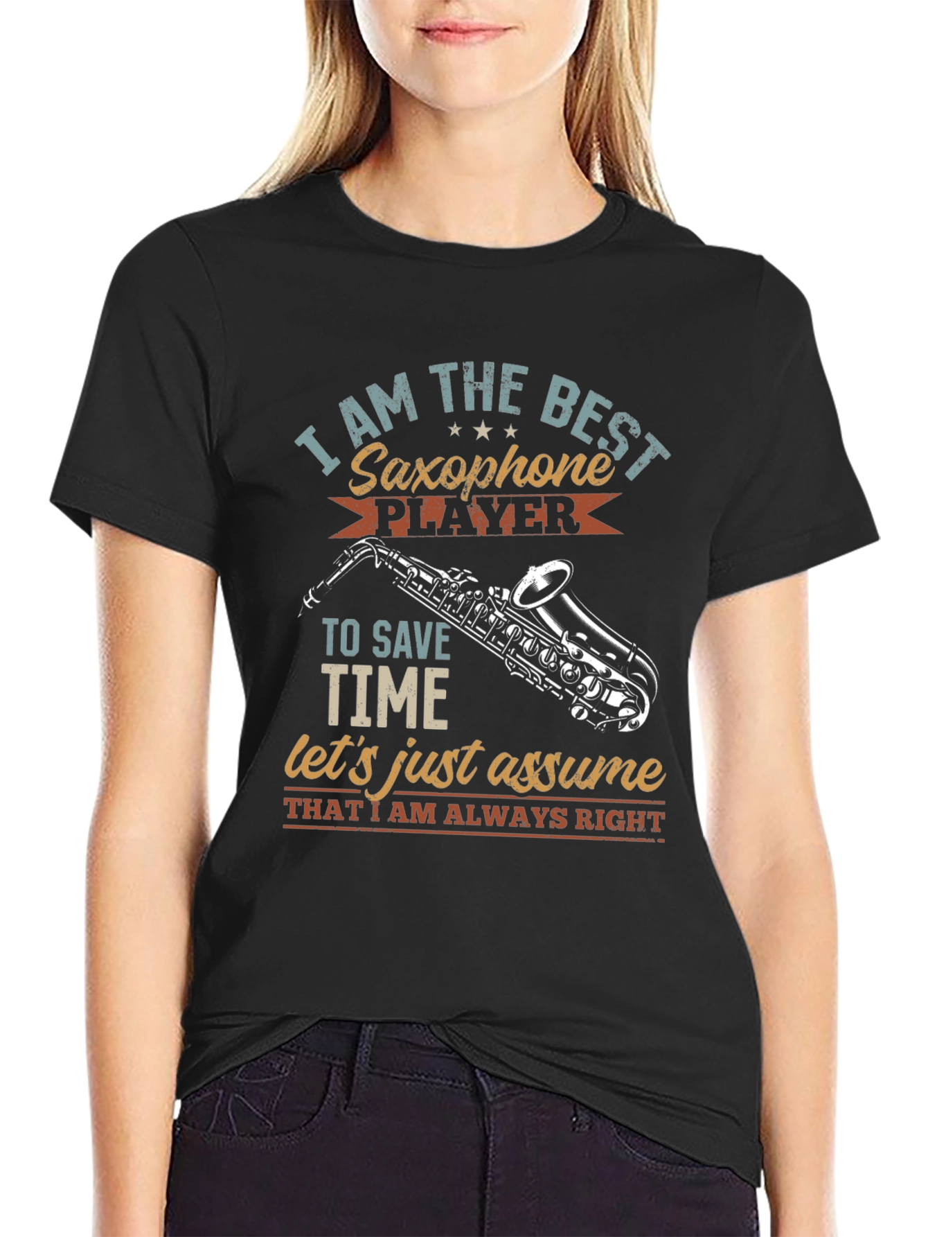 Saxophone Player T-Shirt - Musician Humor Tee