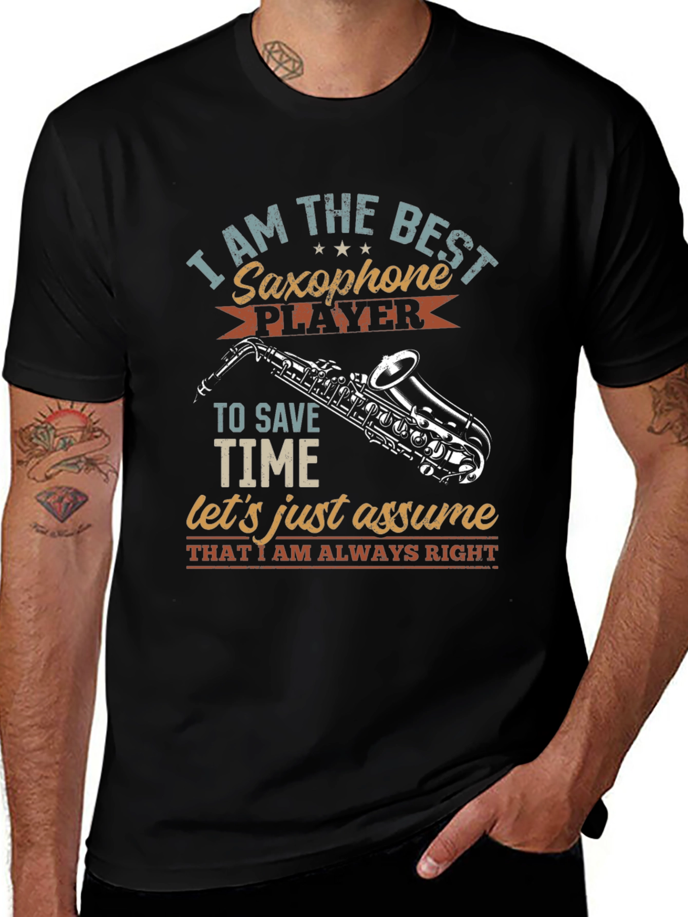 Saxophone Player T-Shirt - Musician Humor Tee