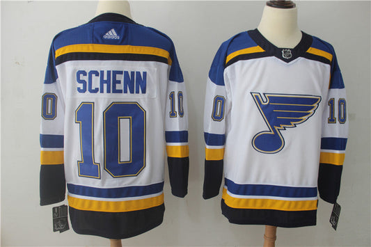 Men's St. Louis Blues Brayden Schenn #10 White Breakaway Player Jerseys