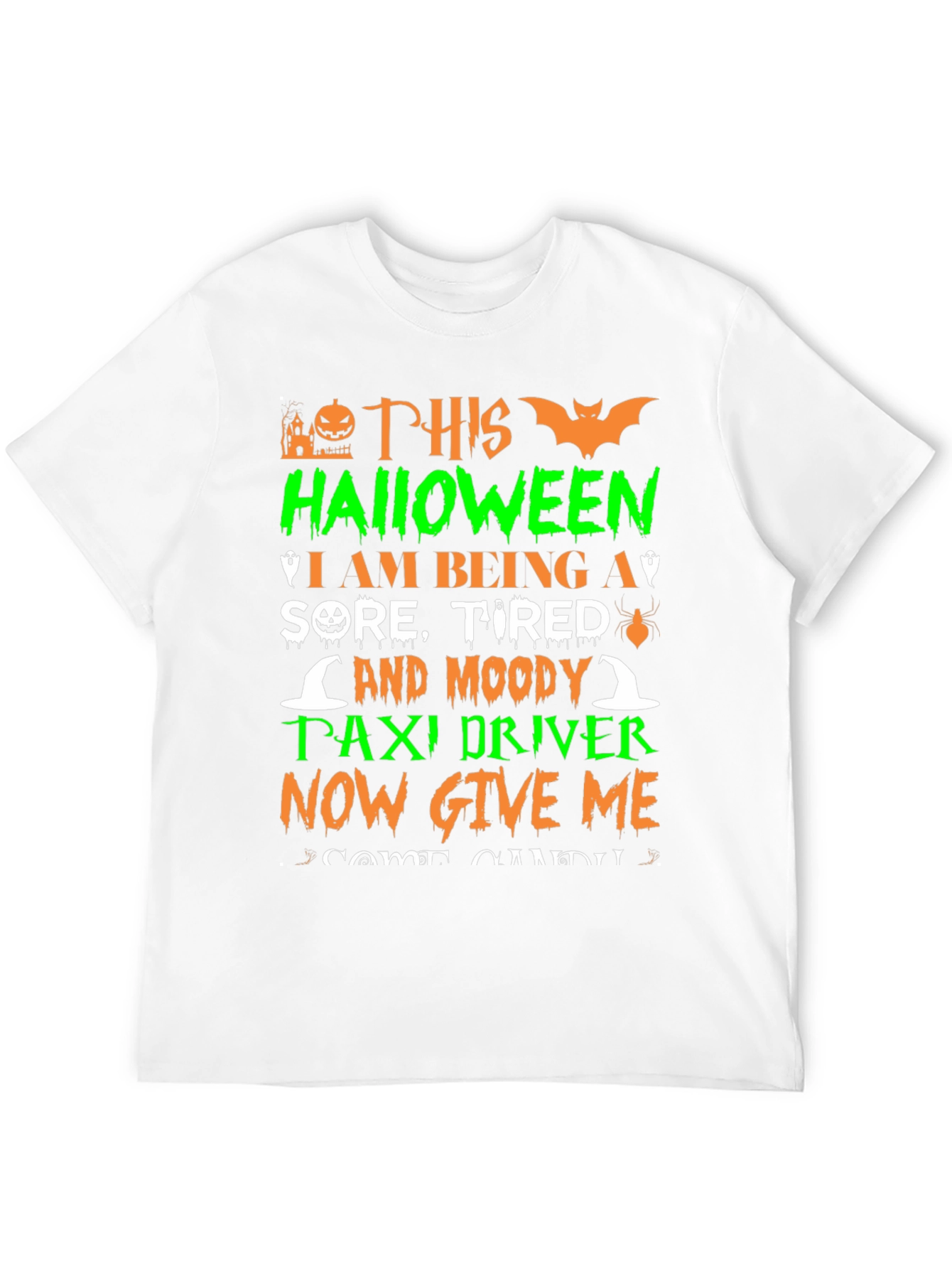 Halloween Taxi Driver T-Shirt