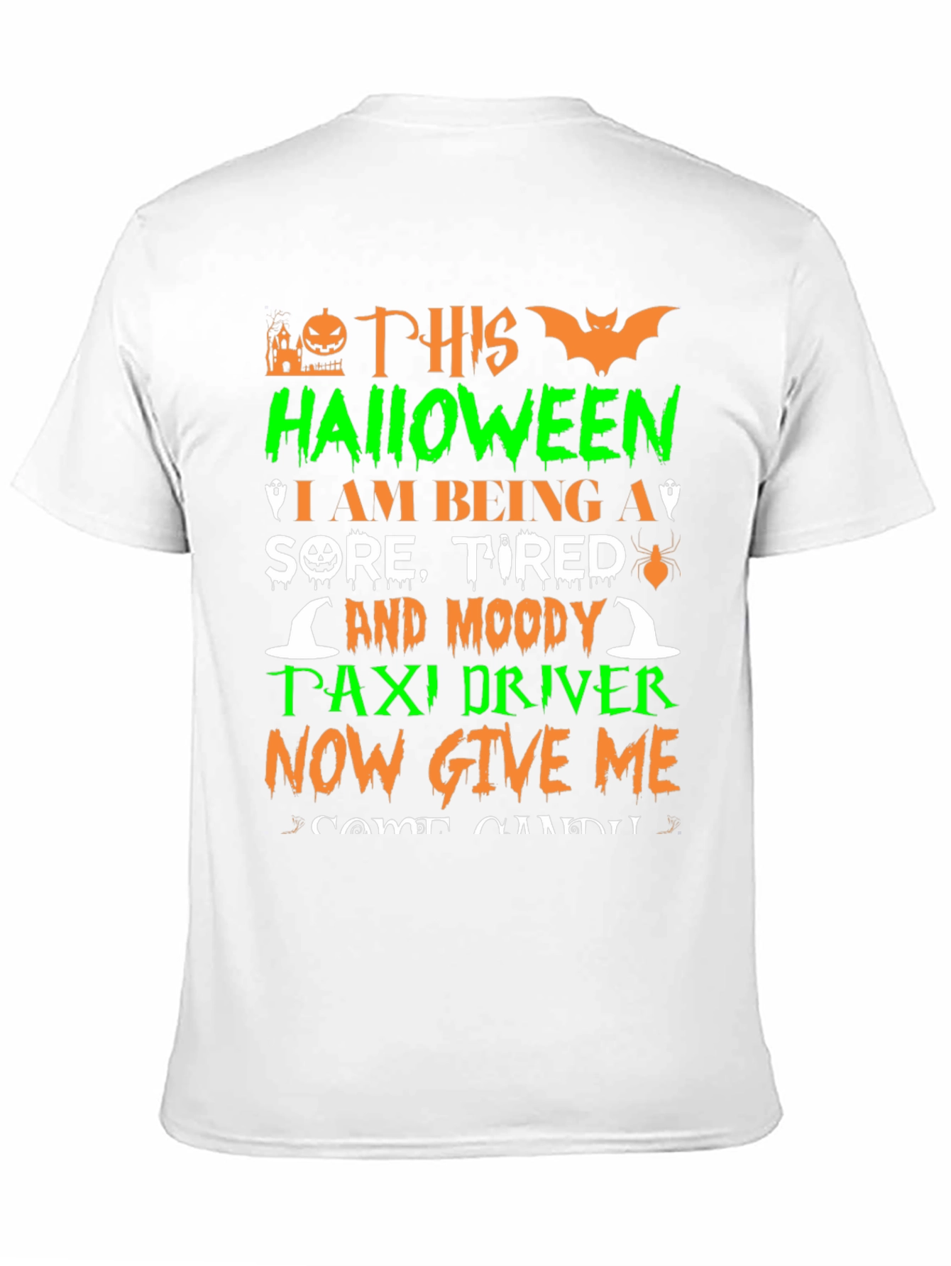 Halloween Taxi Driver T-Shirt