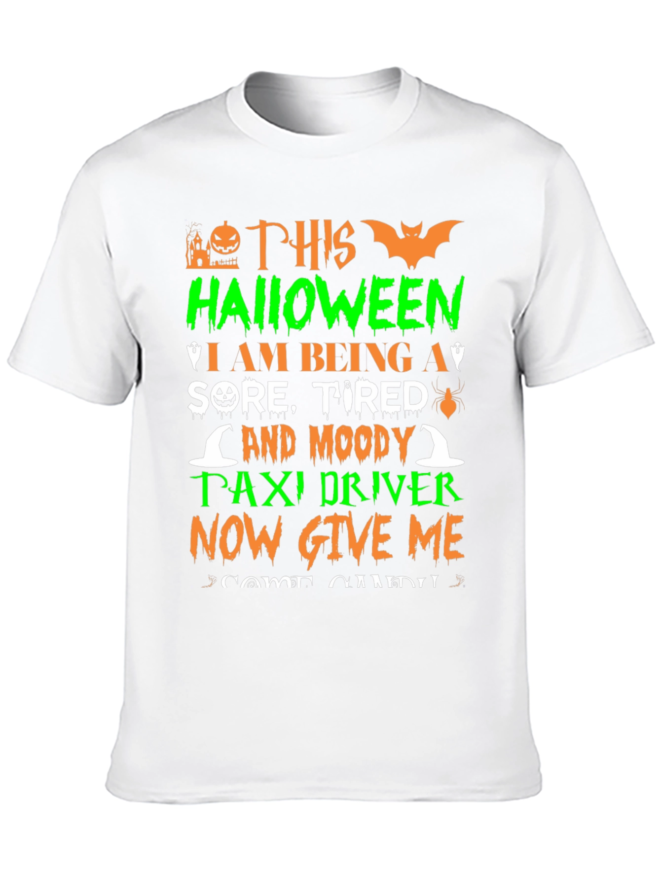 Halloween Taxi Driver T-Shirt