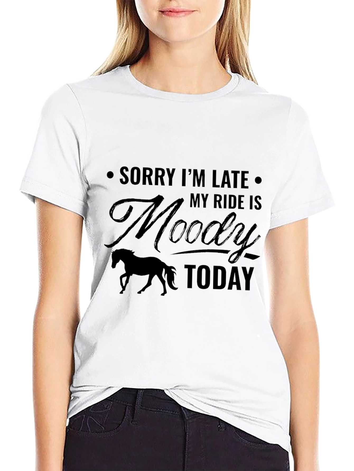 Moody Ride T-Shirt - Horse Lover Tee