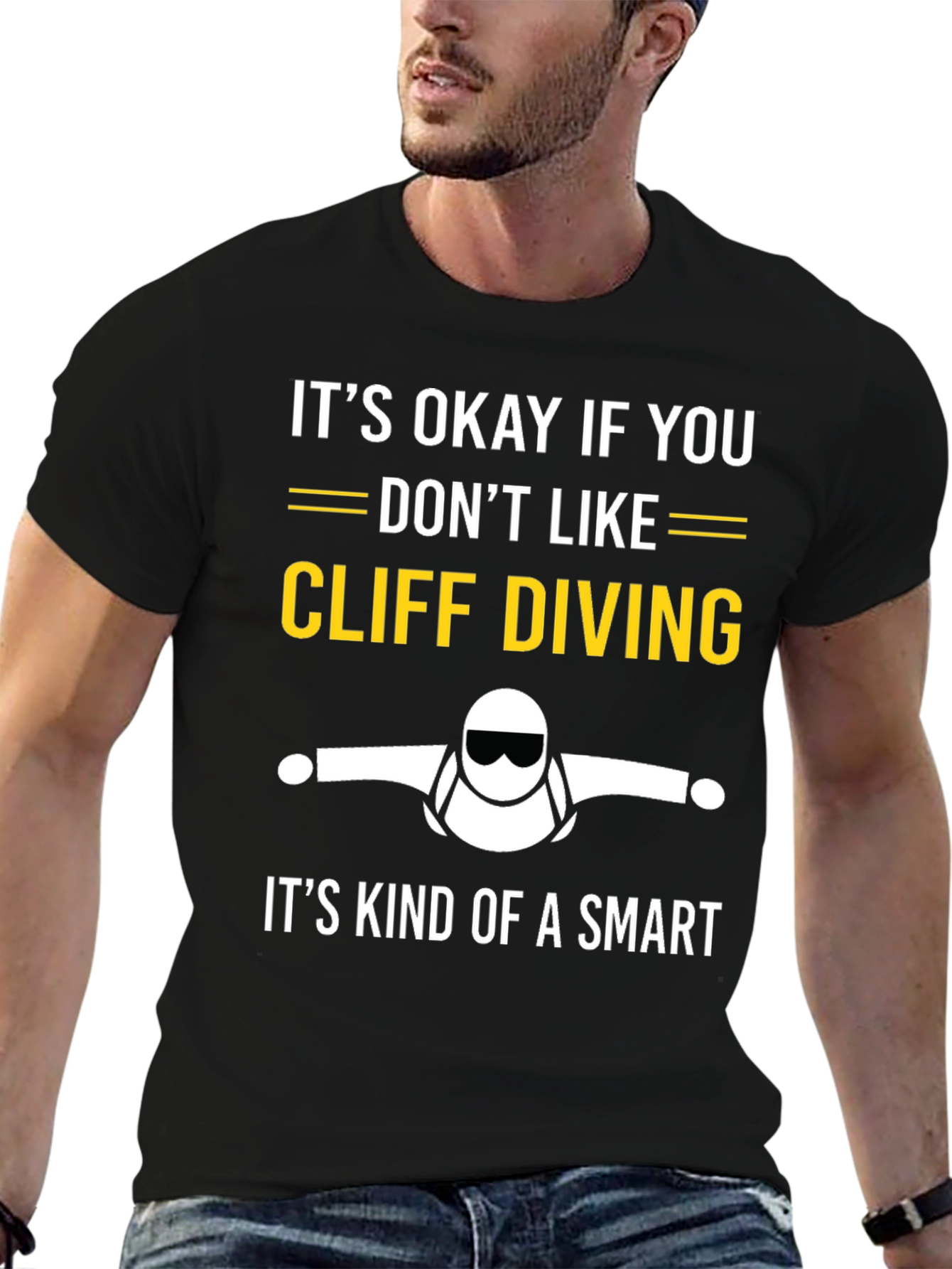 Cliff Diving T-Shirt - Smart Choice Tee