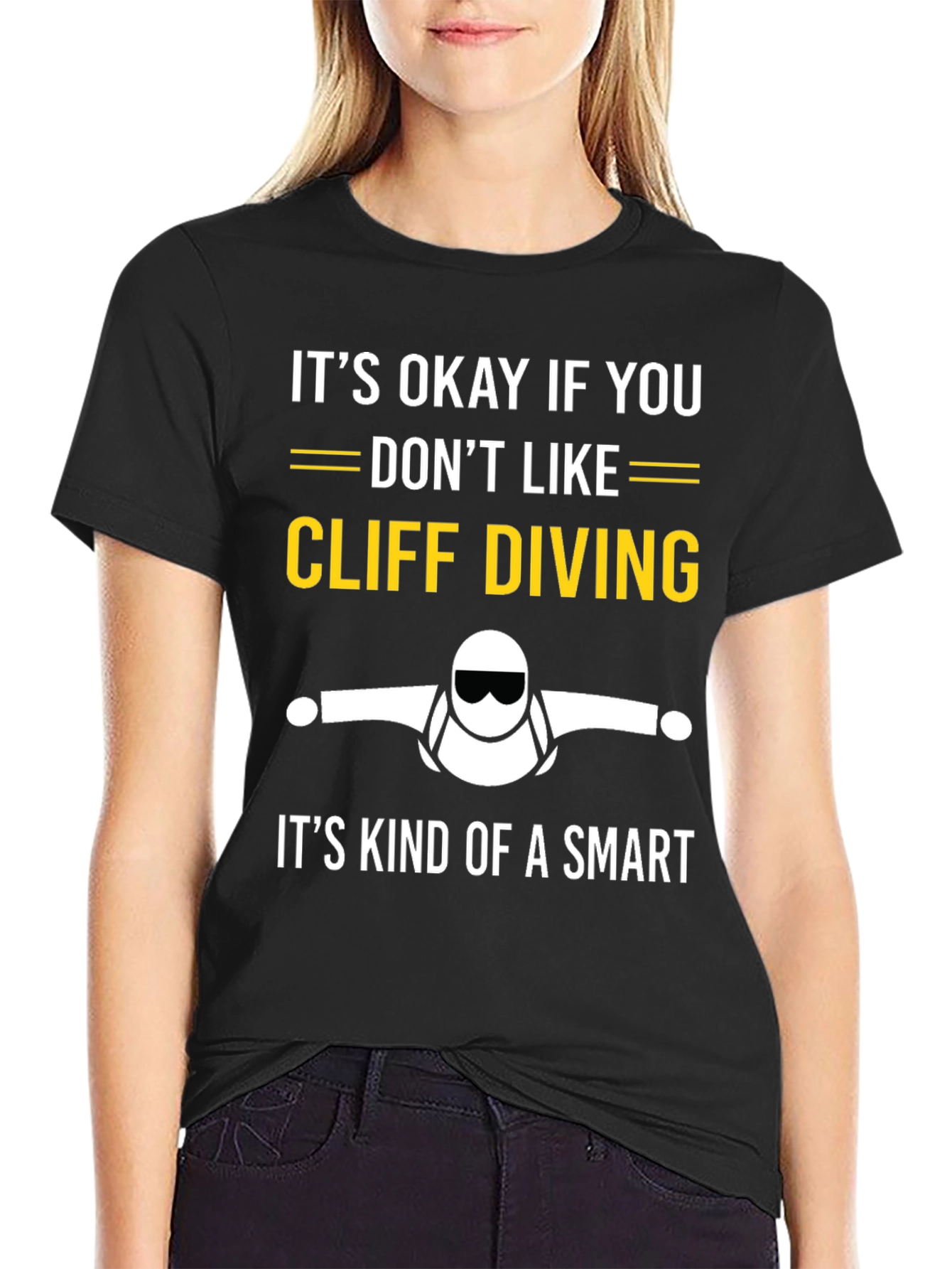 Cliff Diving T-Shirt - Smart Choice Tee