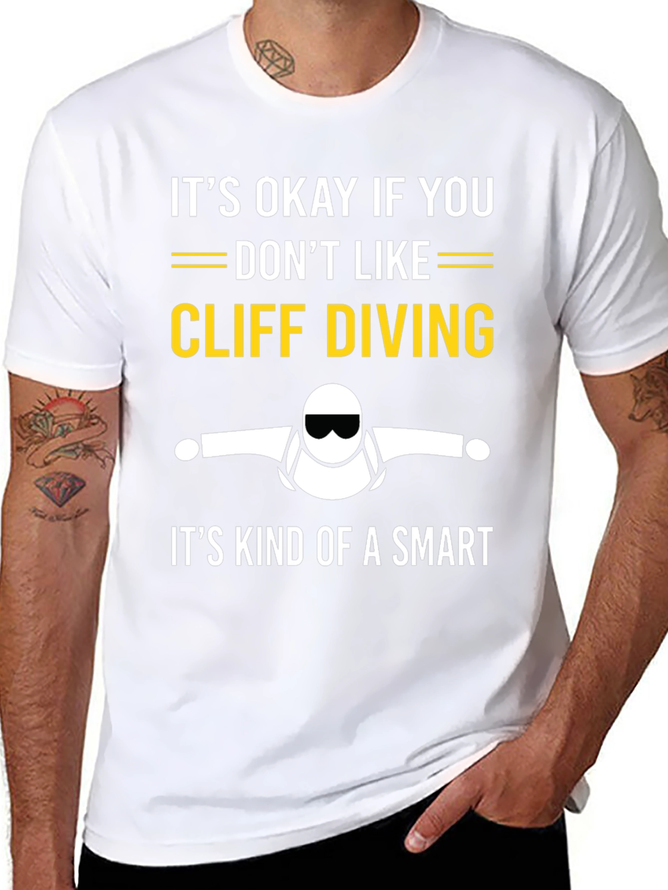 Cliff Diving T-Shirt - Smart Choice Tee