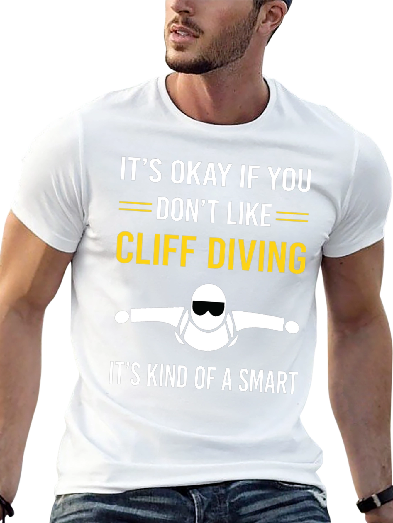 Cliff Diving T-Shirt - Smart Choice Tee