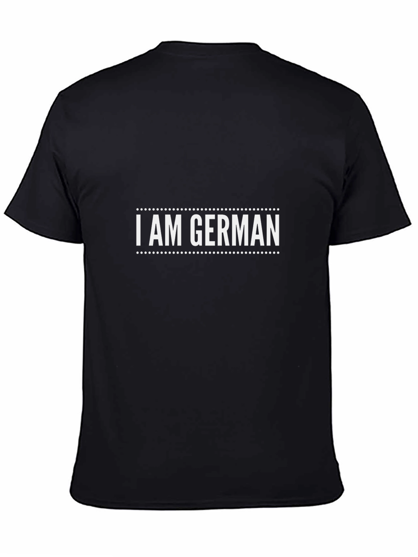 I Am German T-Shirt - Black Cotton Tee