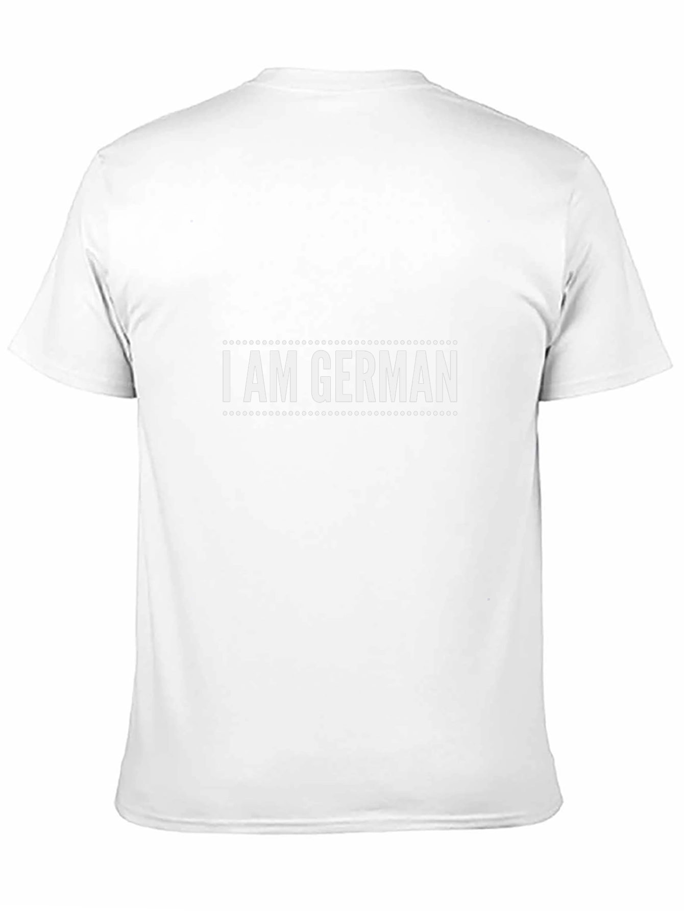 I Am German T-Shirt - Black Cotton Tee