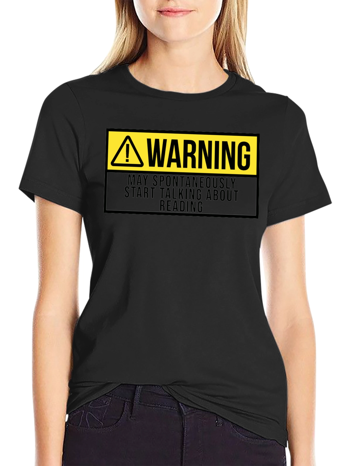 Warning: May Spontaneously Talk About Reading T-Shirt