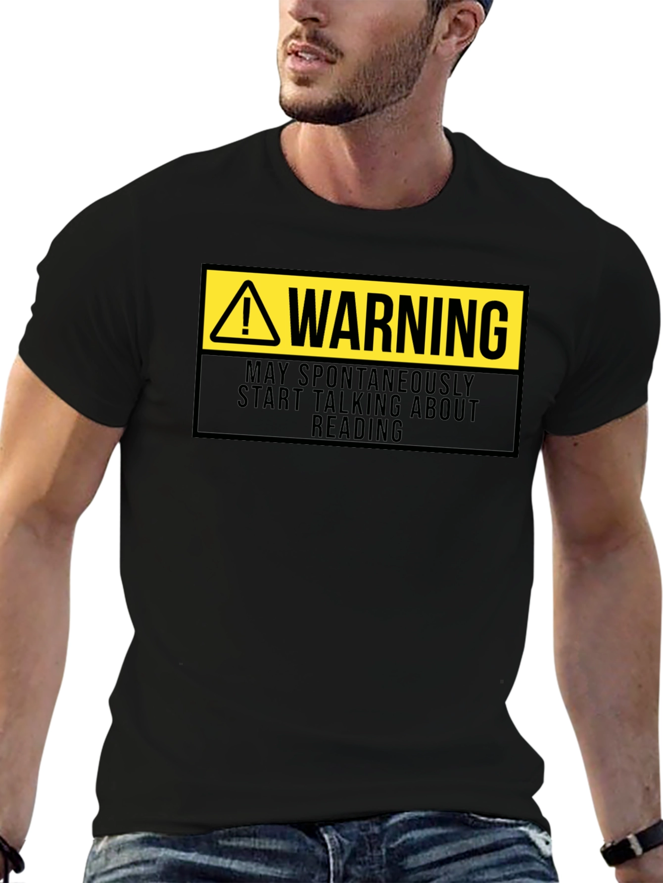 Warning: May Spontaneously Talk About Reading T-Shirt