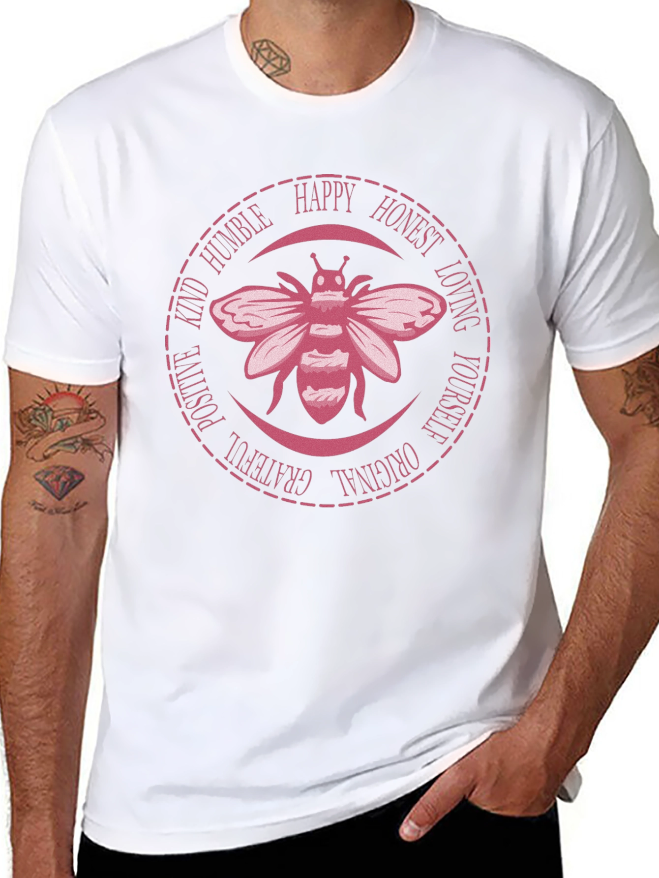 Bee Kind Graphic T-Shirt - Positive Vibes Tee