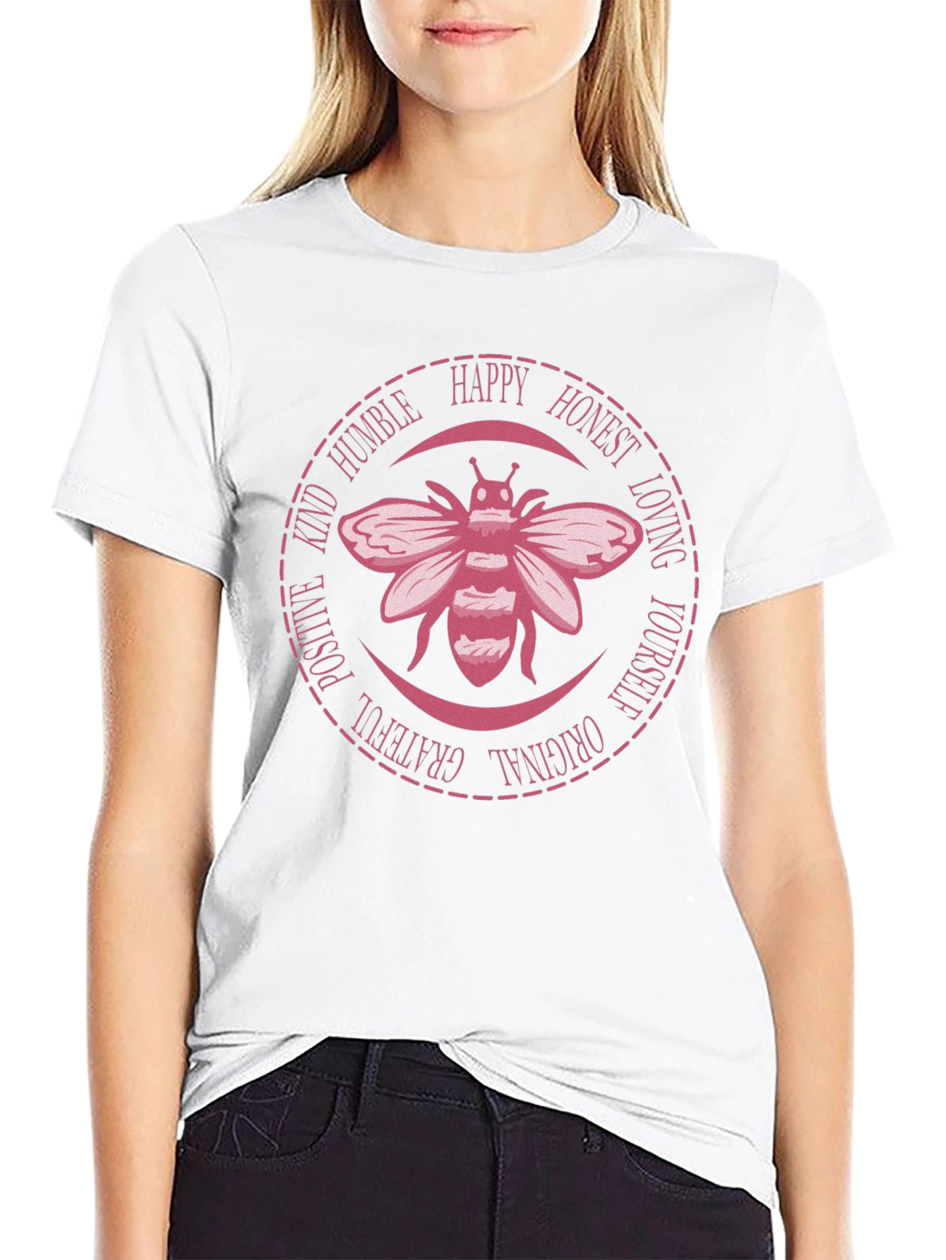 Bee Kind Graphic T-Shirt - Positive Vibes Tee