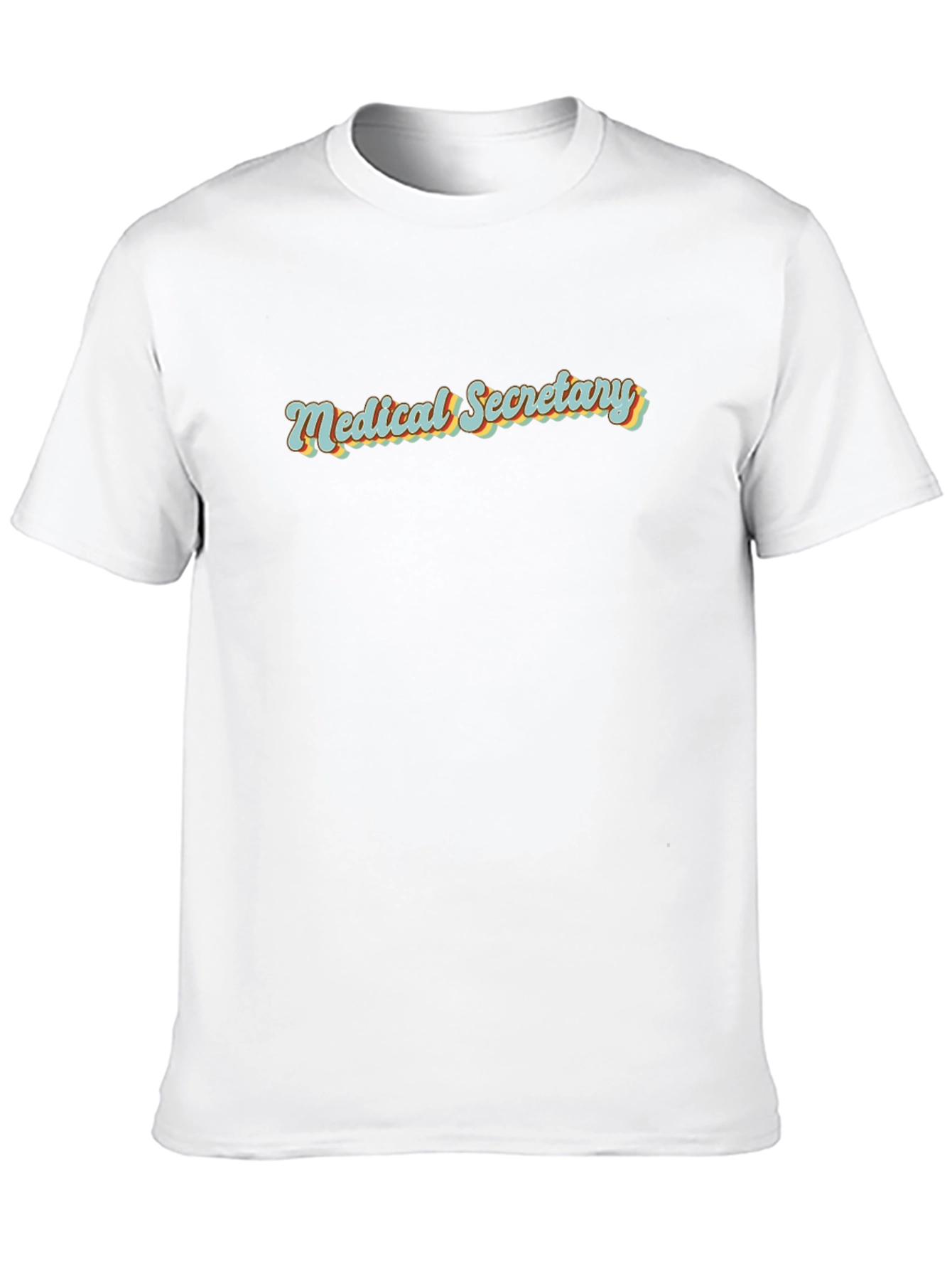 Medical Secretary Retro Style Black T-Shirt