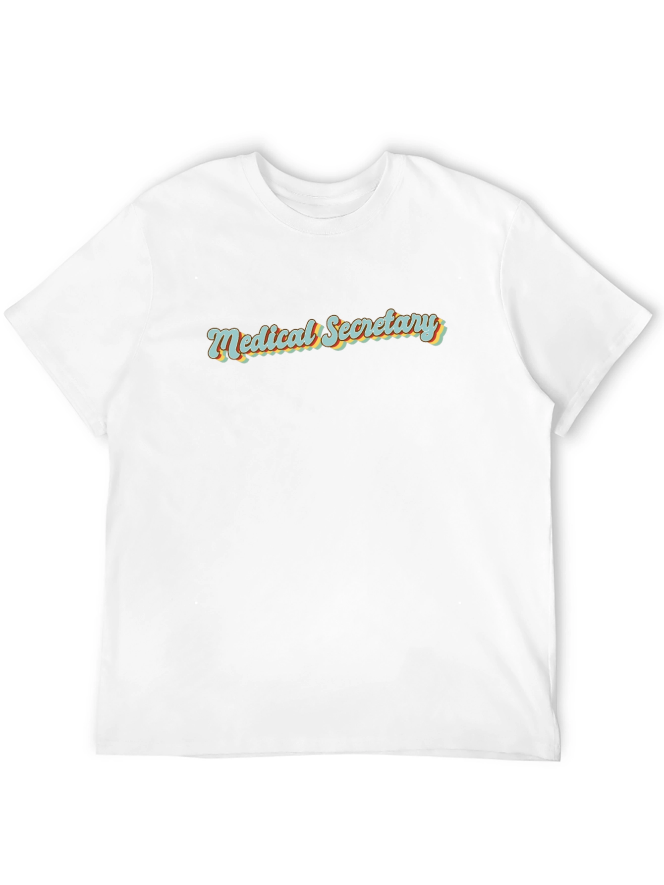 Medical Secretary Retro Style Black T-Shirt