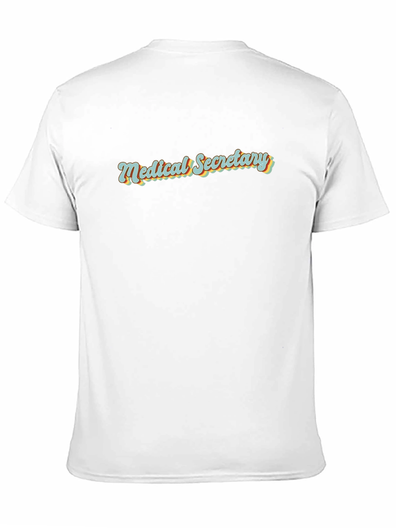 Medical Secretary Retro Style Black T-Shirt
