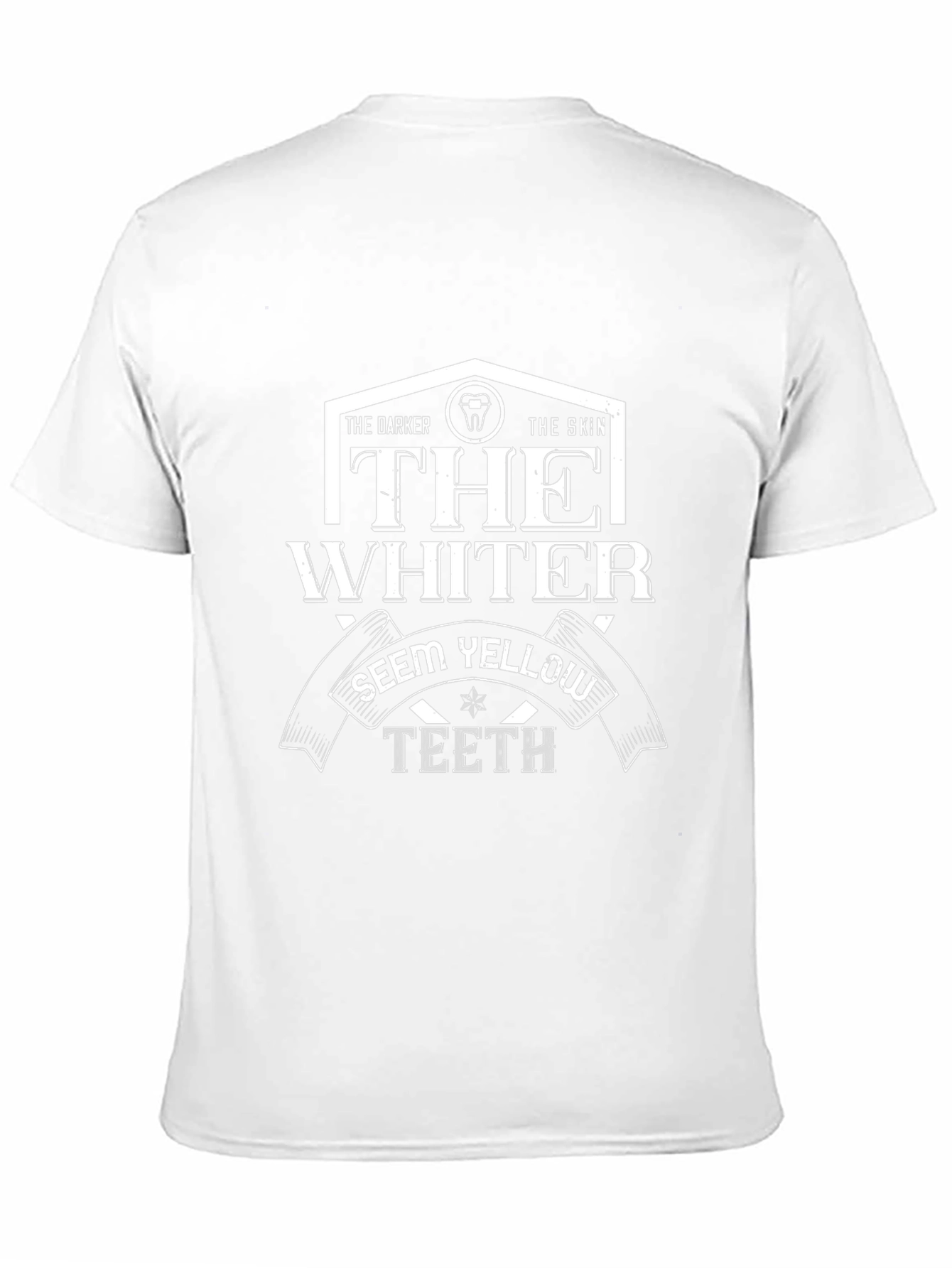 Funny Dental Humor T-Shirt: Whiter Teeth Graphic Tee
